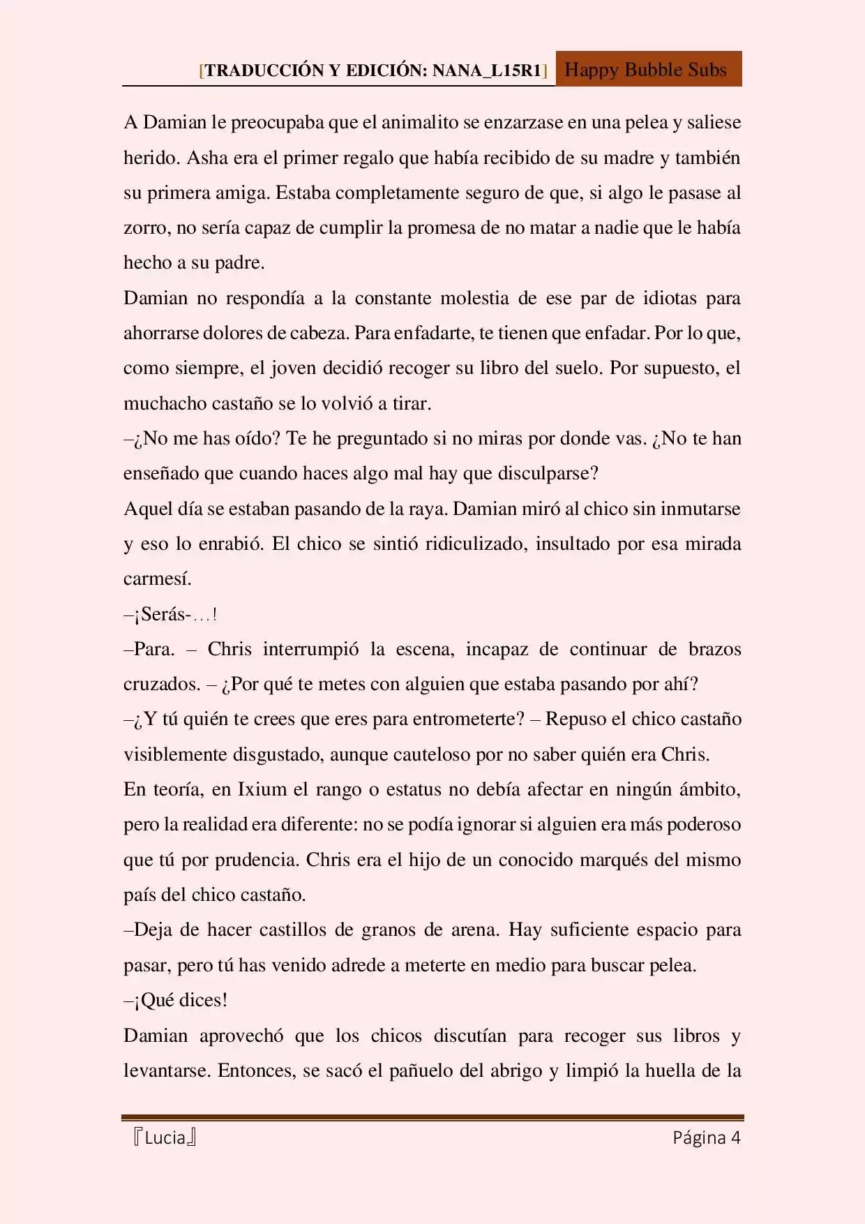 Lucia (Novela) capítulo 122.10 página 4