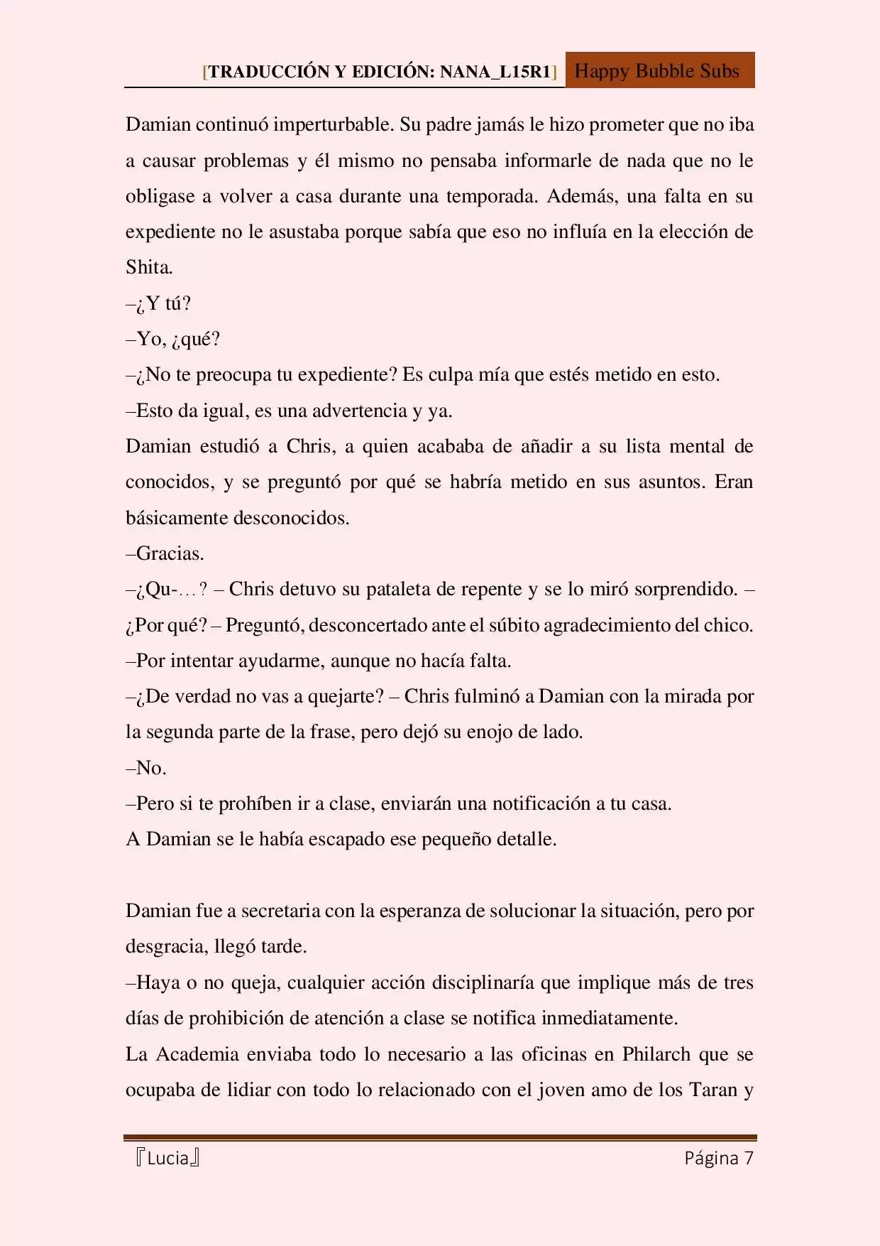 Lucia (Novela) capítulo 122.10 página 7