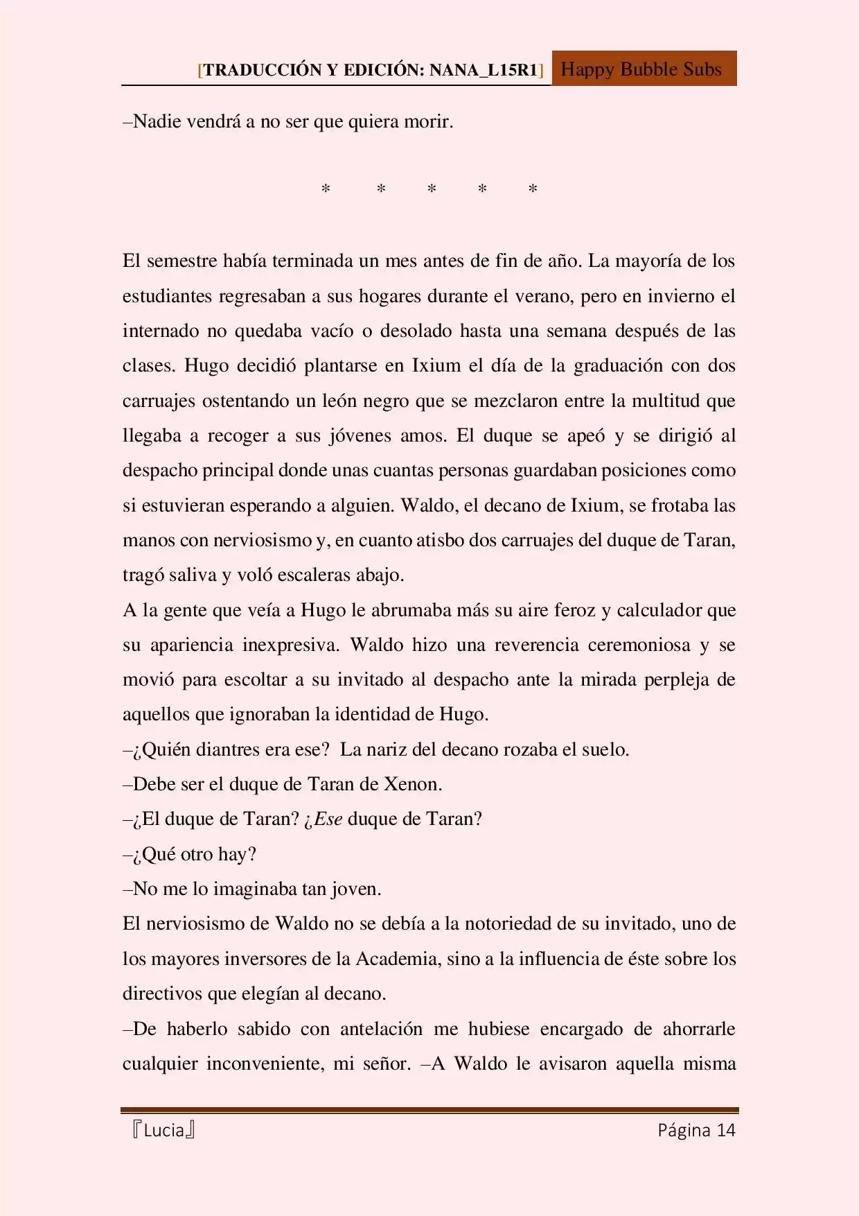 Lucia (Novela) capítulo 122.10 página 14
