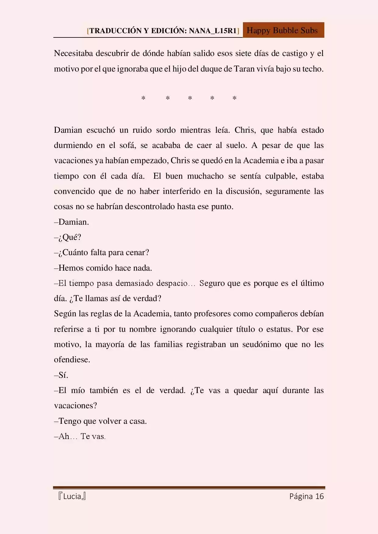 Lucia (Novela) capítulo 122.10 página 16
