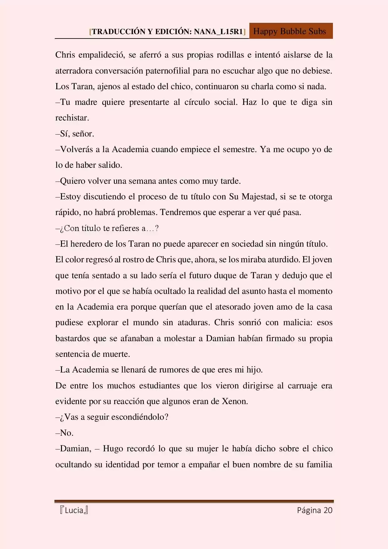 Lucia (Novela) capítulo 122.10 página 20