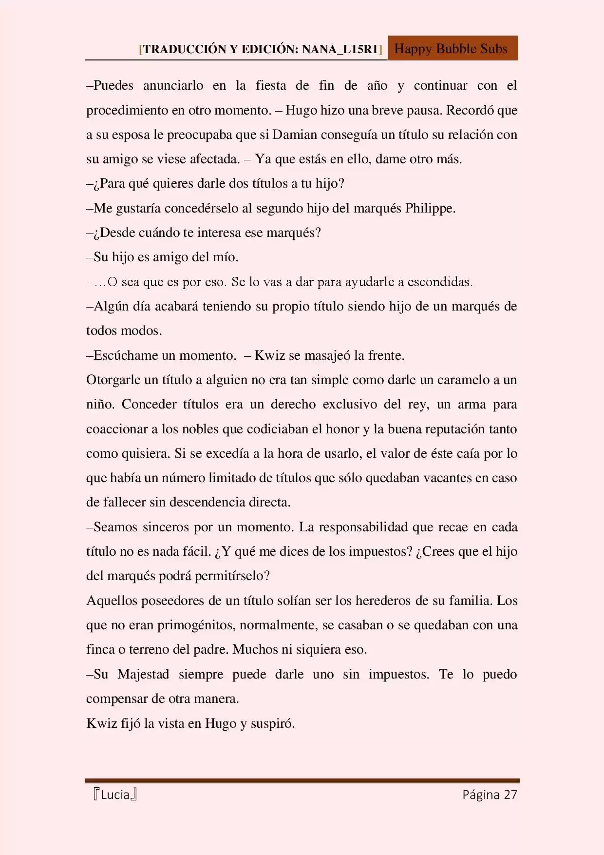 Lucia (Novela) capítulo 122.10 página 27