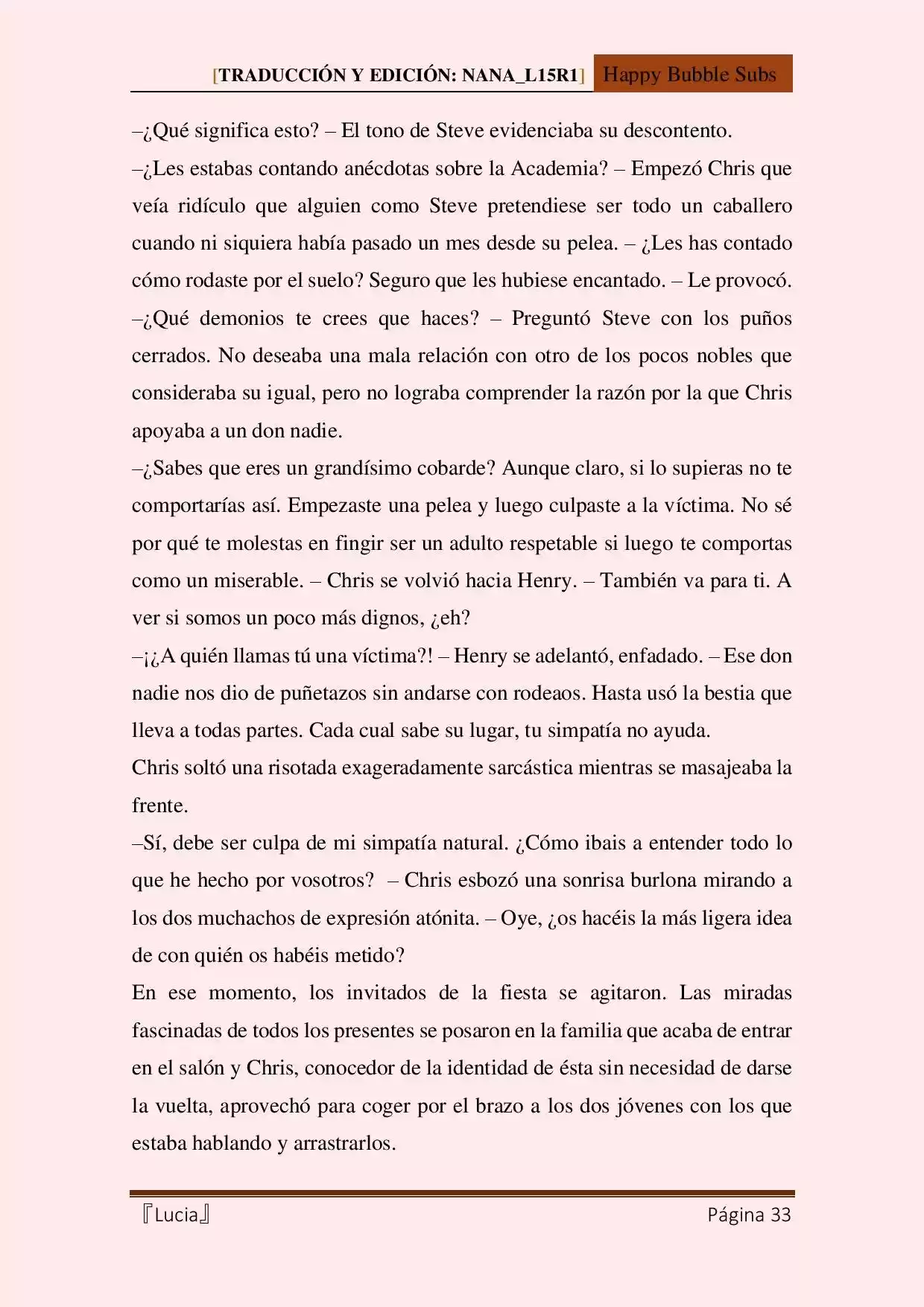 Lucia (Novela) capítulo 122.10 página 33