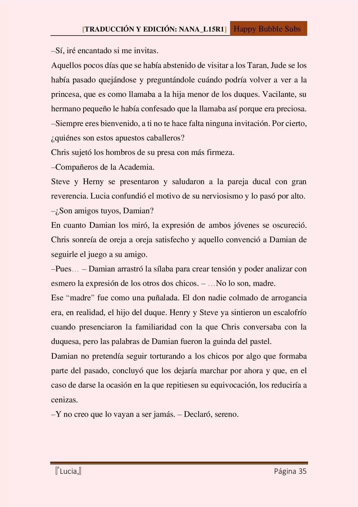 Lucia (Novela) capítulo 122.10 página 35