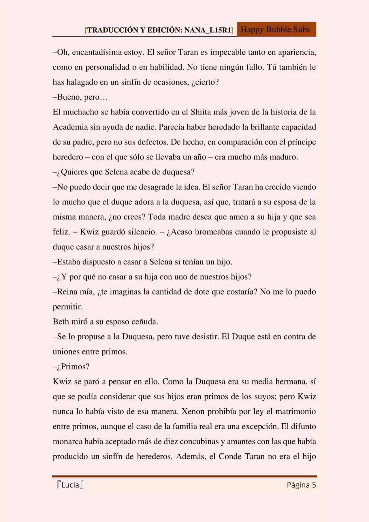 Lucia (Novela) - Capítulo 122.30 - Página 5 - LectorTMOo