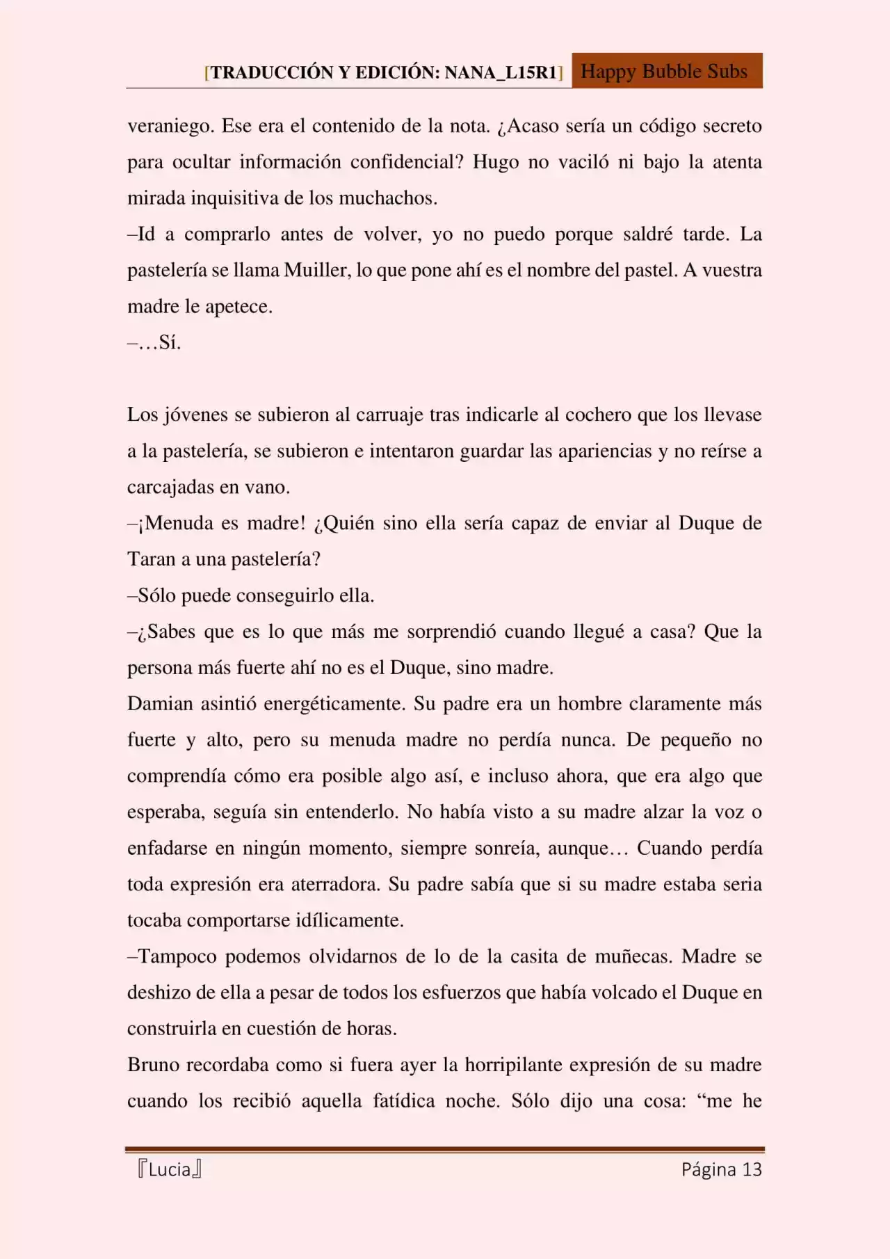 Lucia (Novela) - Capítulo 122.30 - Página 13 - LectorTMOo