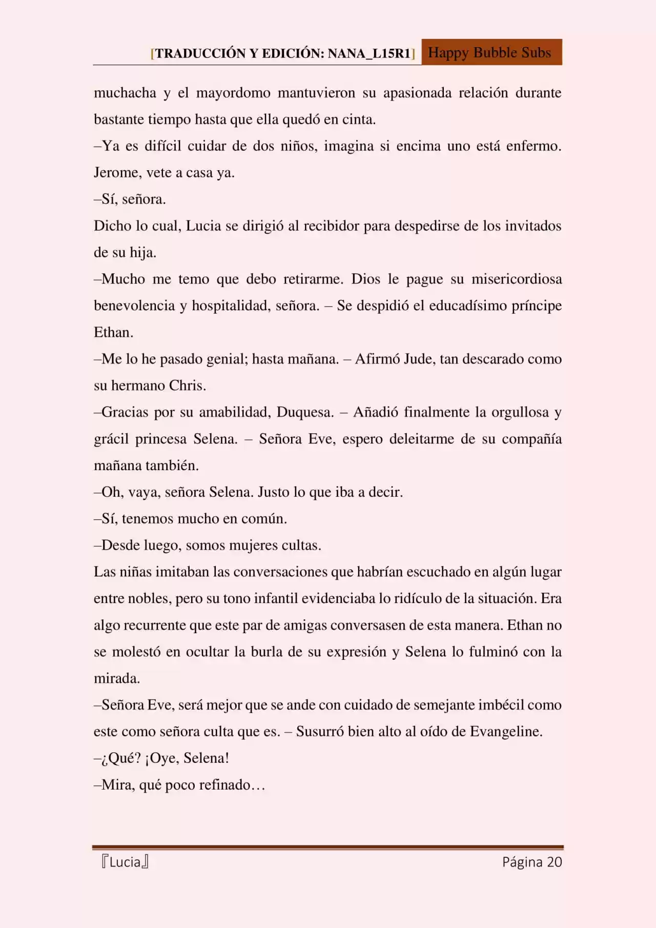 Lucia (Novela) - Capítulo 122.30 - Página 20 - LectorTMOo