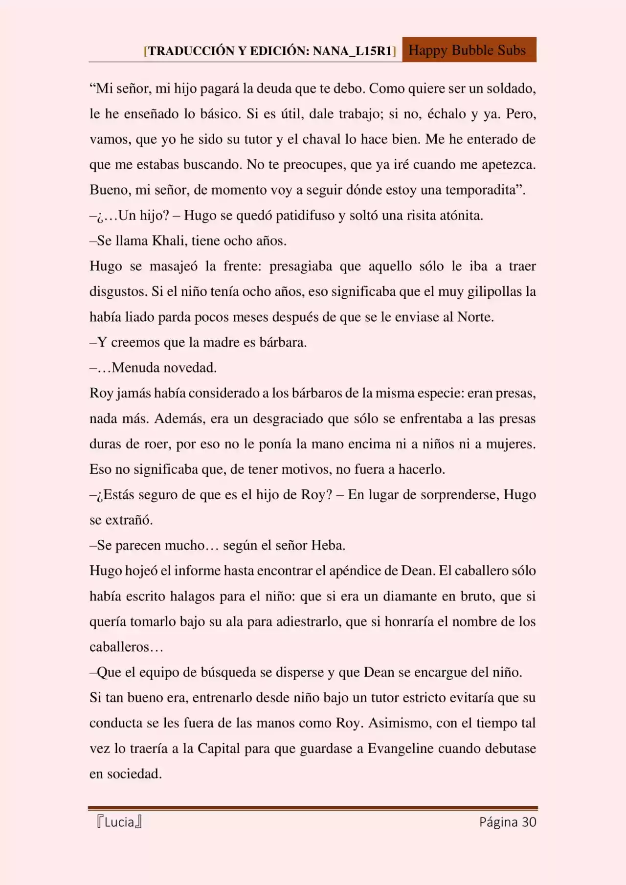 Lucia (Novela) - Capítulo 122.30 - Página 30 - LectorTMOo
