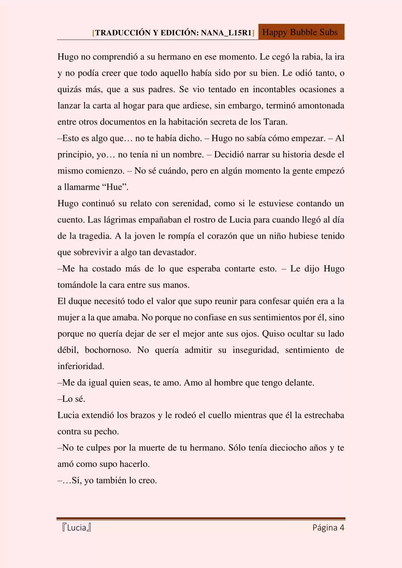 Lucia (Novela) - Capítulo 122 - Página 4 - LectorTMOo