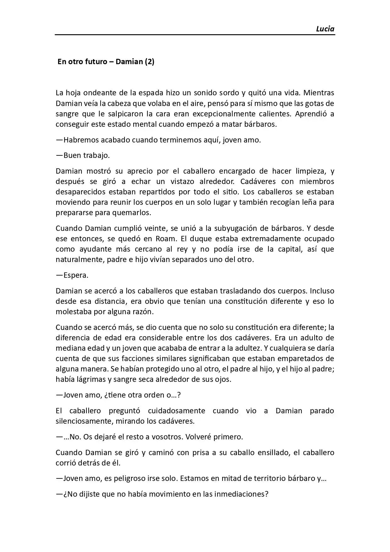 Lucia (Novela) - Capítulo 129 - Página 2 - LectorTMOo