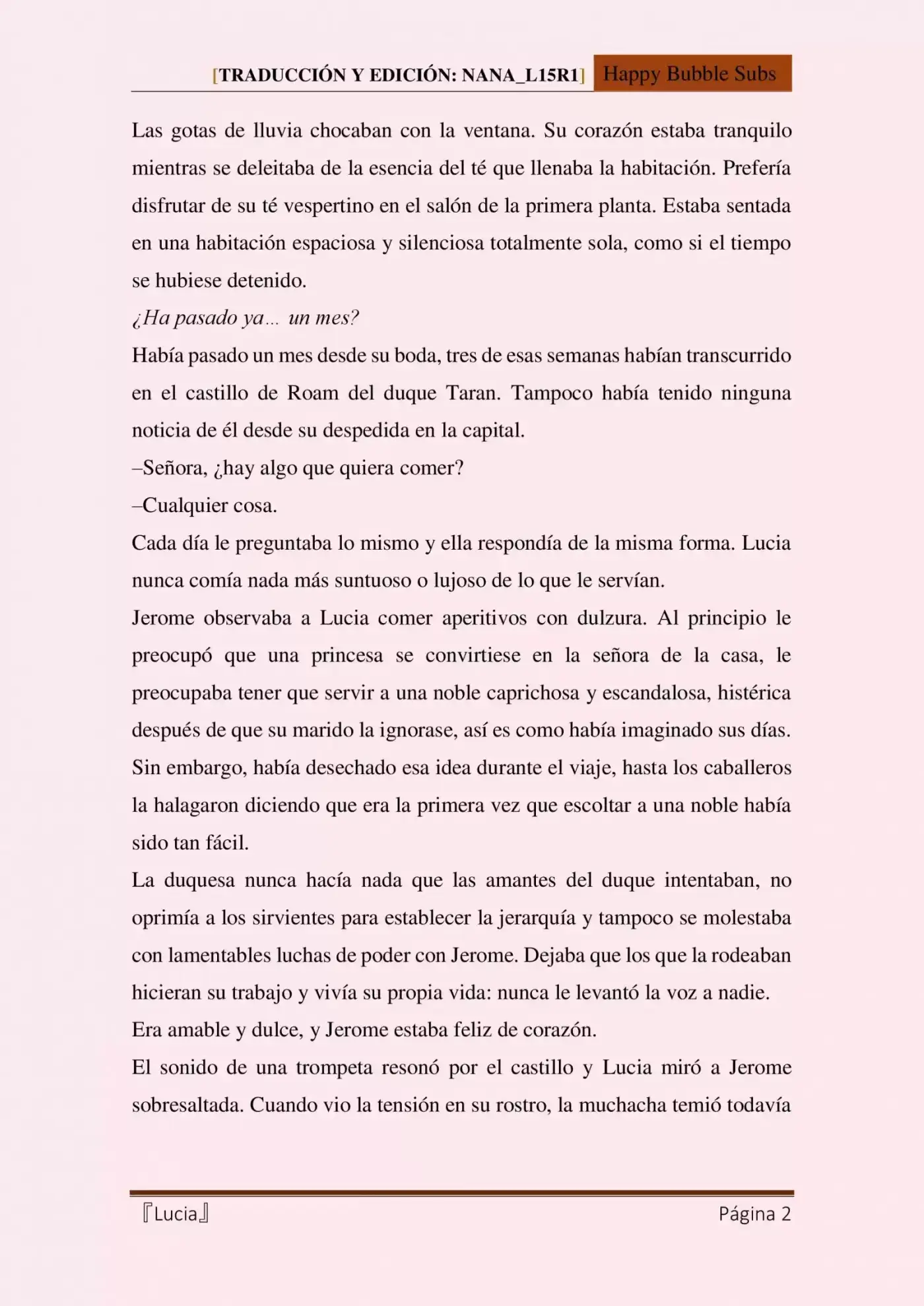 Lucia (Novela) - Capítulo 13 - Página 2 - LectorTMOo