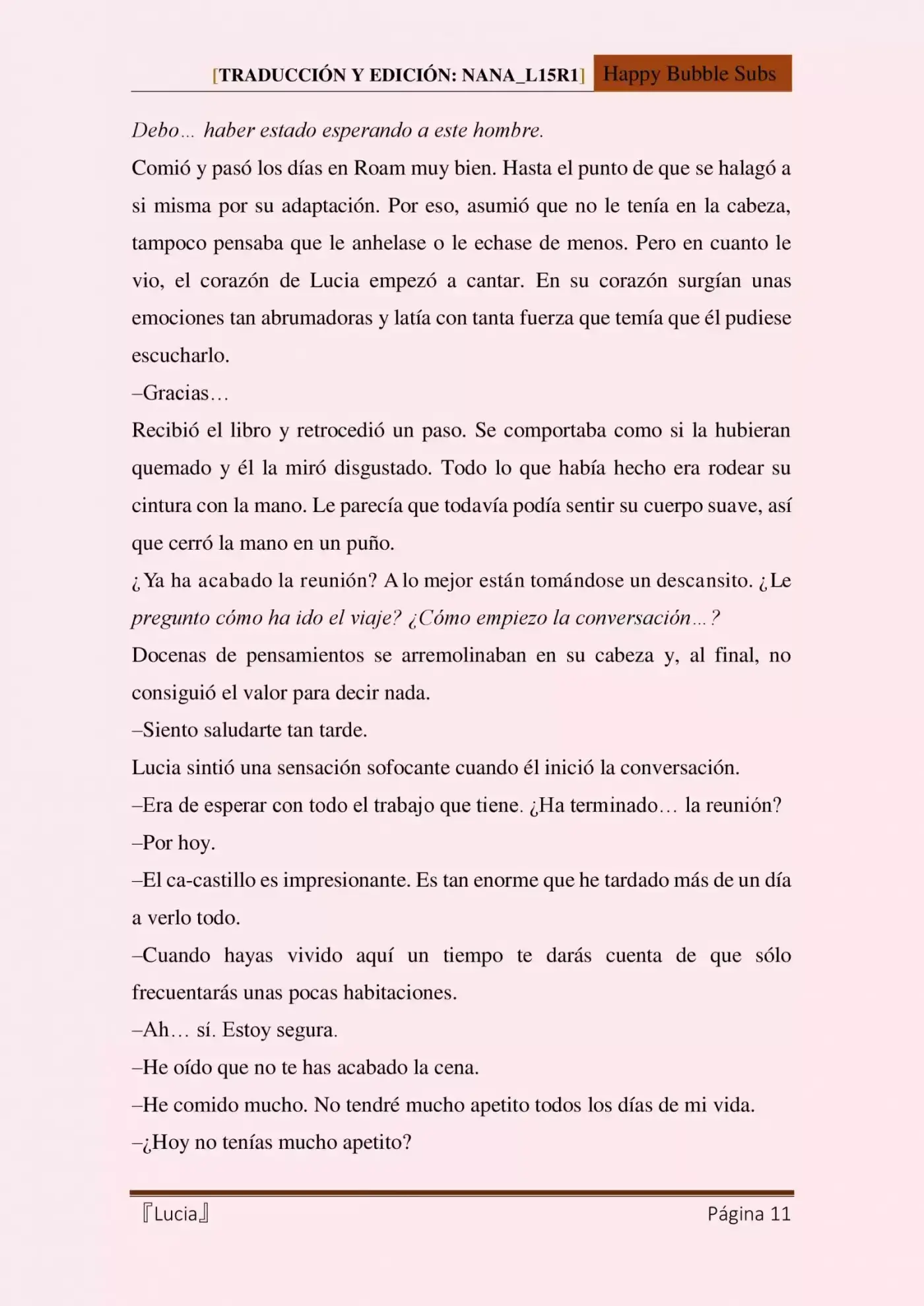 Lucia (Novela) - Capítulo 13 - Página 11 - LectorTMOo