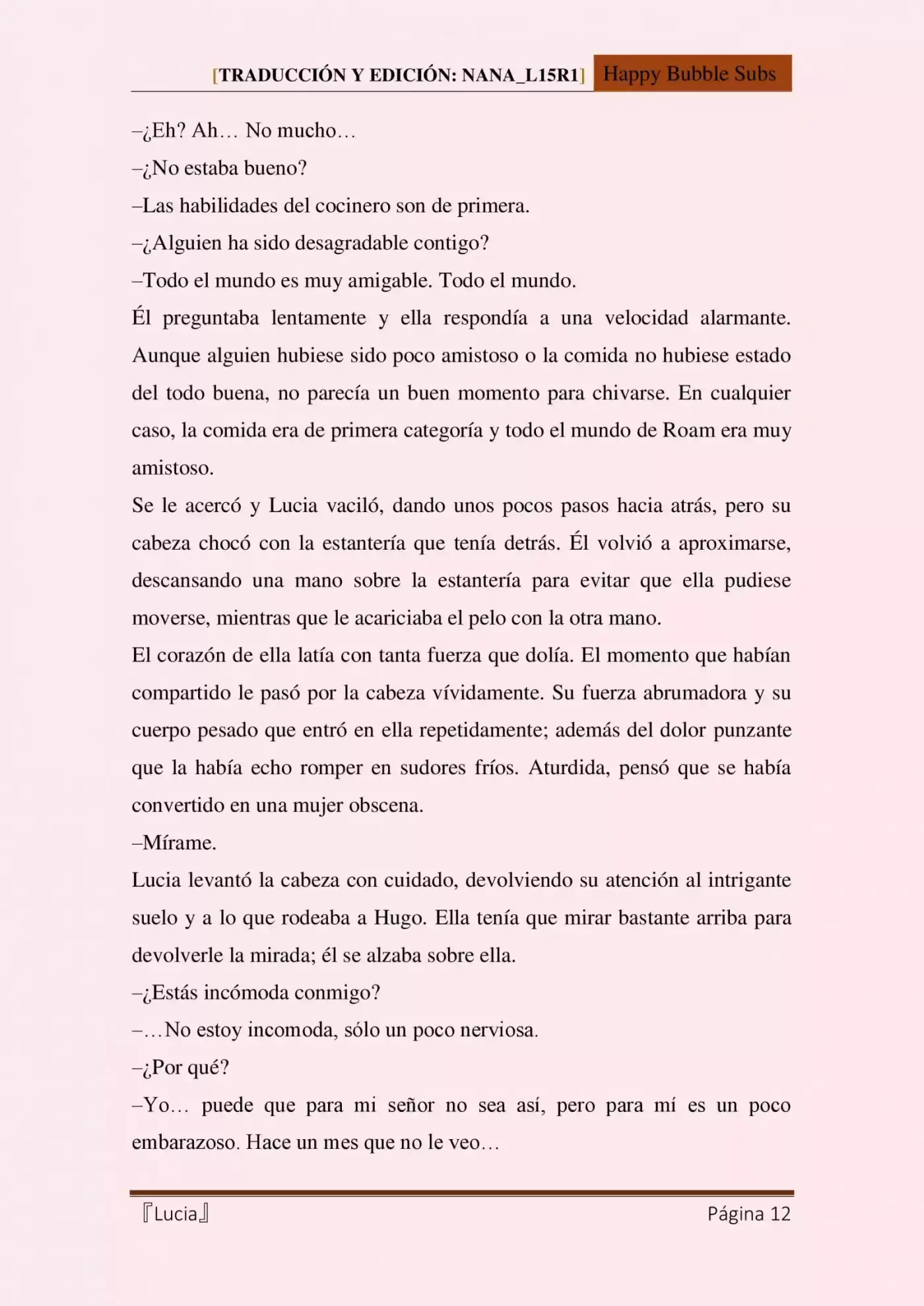 Lucia (Novela) - Capítulo 13 - Página 12 - LectorTMOo