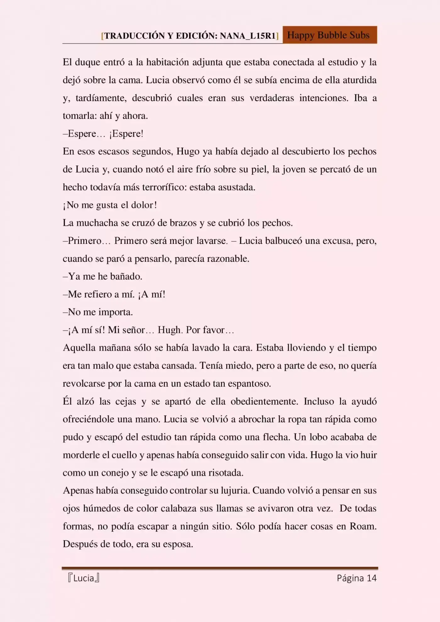 Lucia (Novela) - Capítulo 13 - Página 14 - LectorTMOo