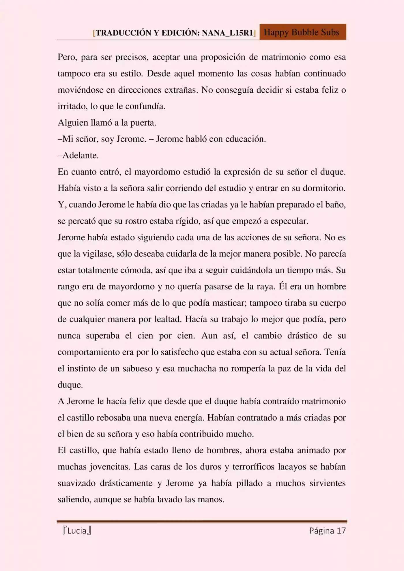 Lucia (Novela) - Capítulo 13 - Página 17 - LectorTMOo