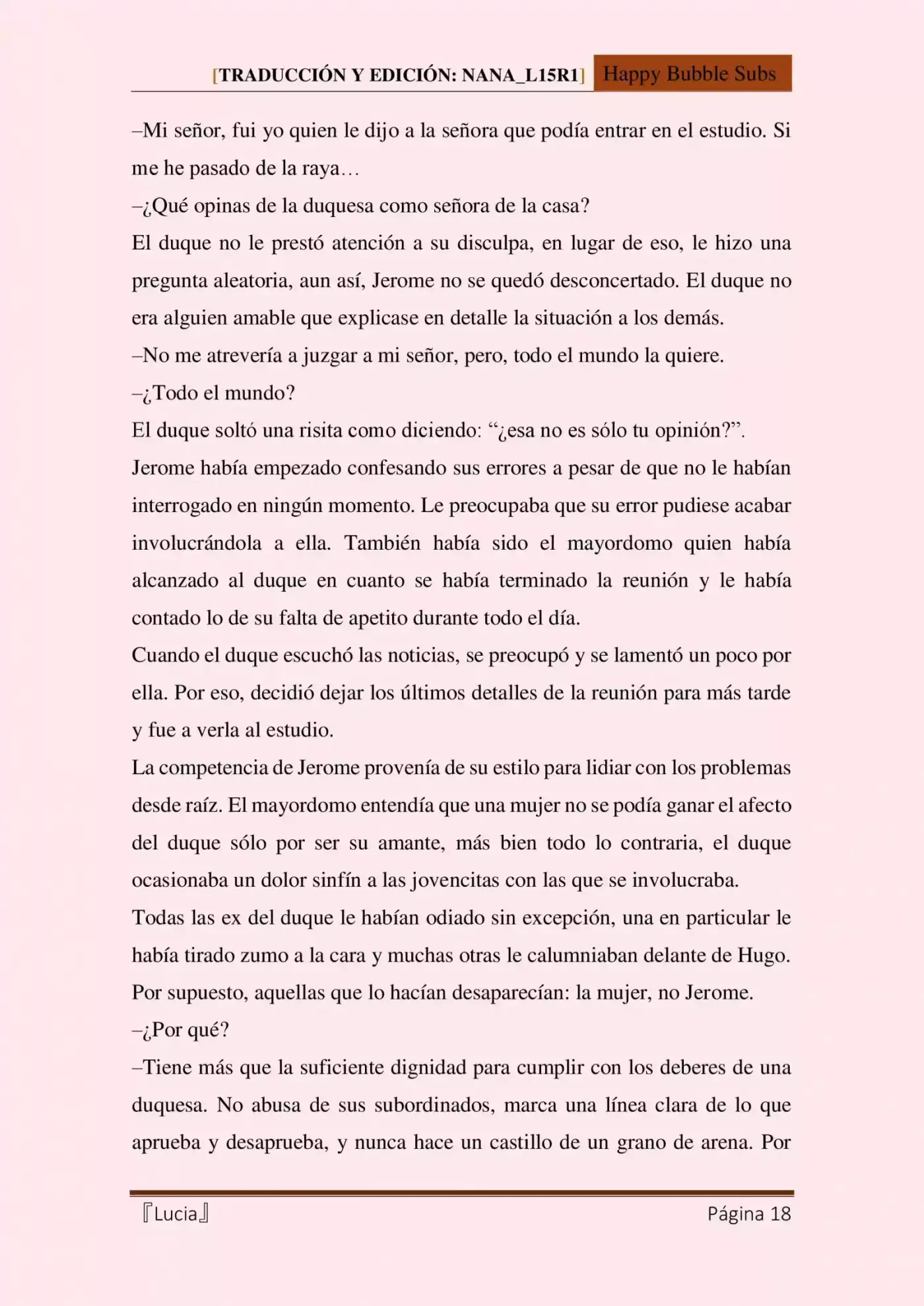 Lucia (Novela) - Capítulo 13 - Página 18 - LectorTMOo