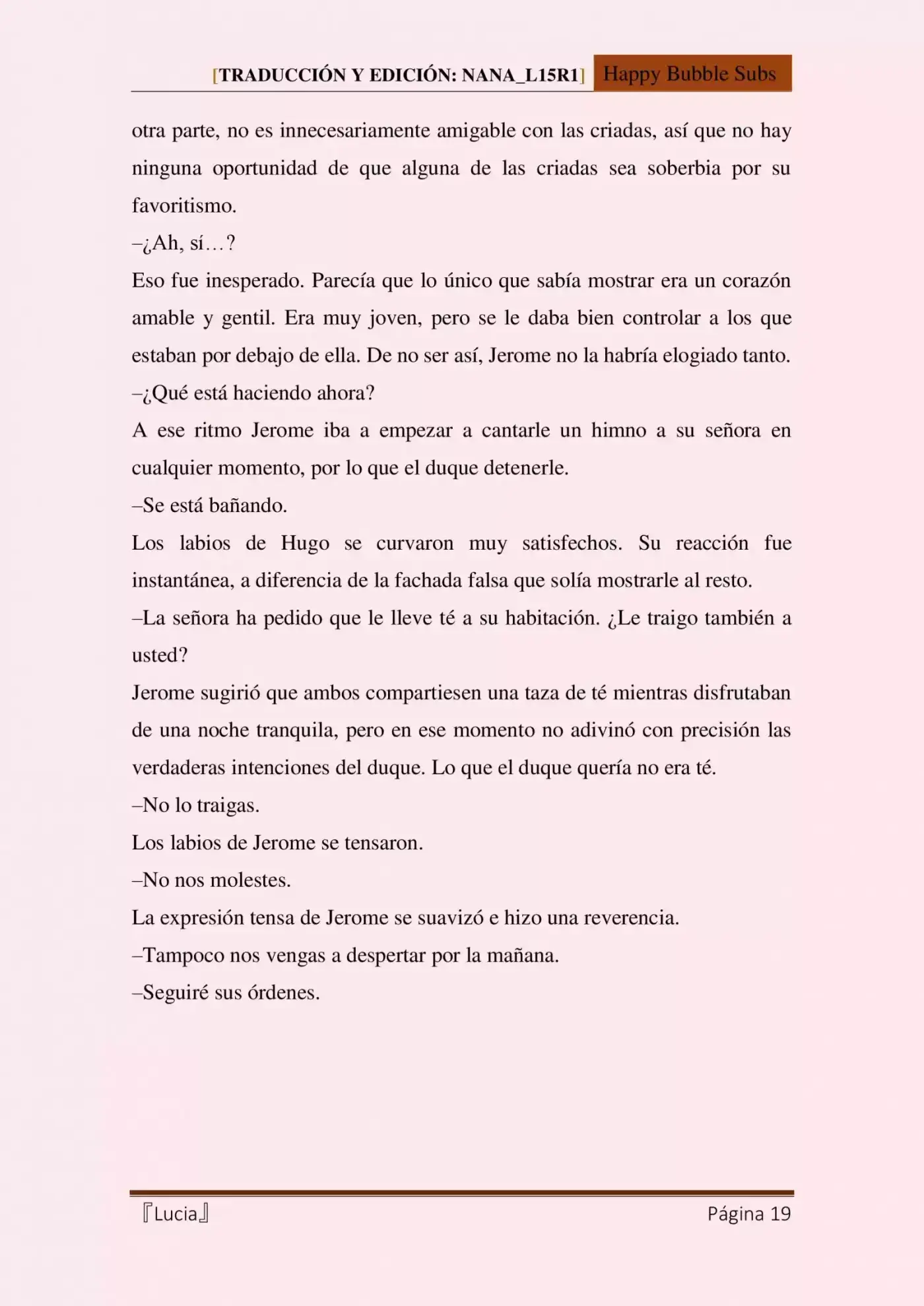 Lucia (Novela) - Capítulo 13 - Página 19 - LectorTMOo
