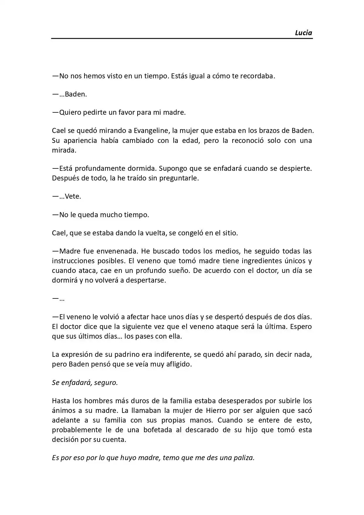 Lucia (Novela) - Capítulo 133 - Página 5 - LectorTMOo