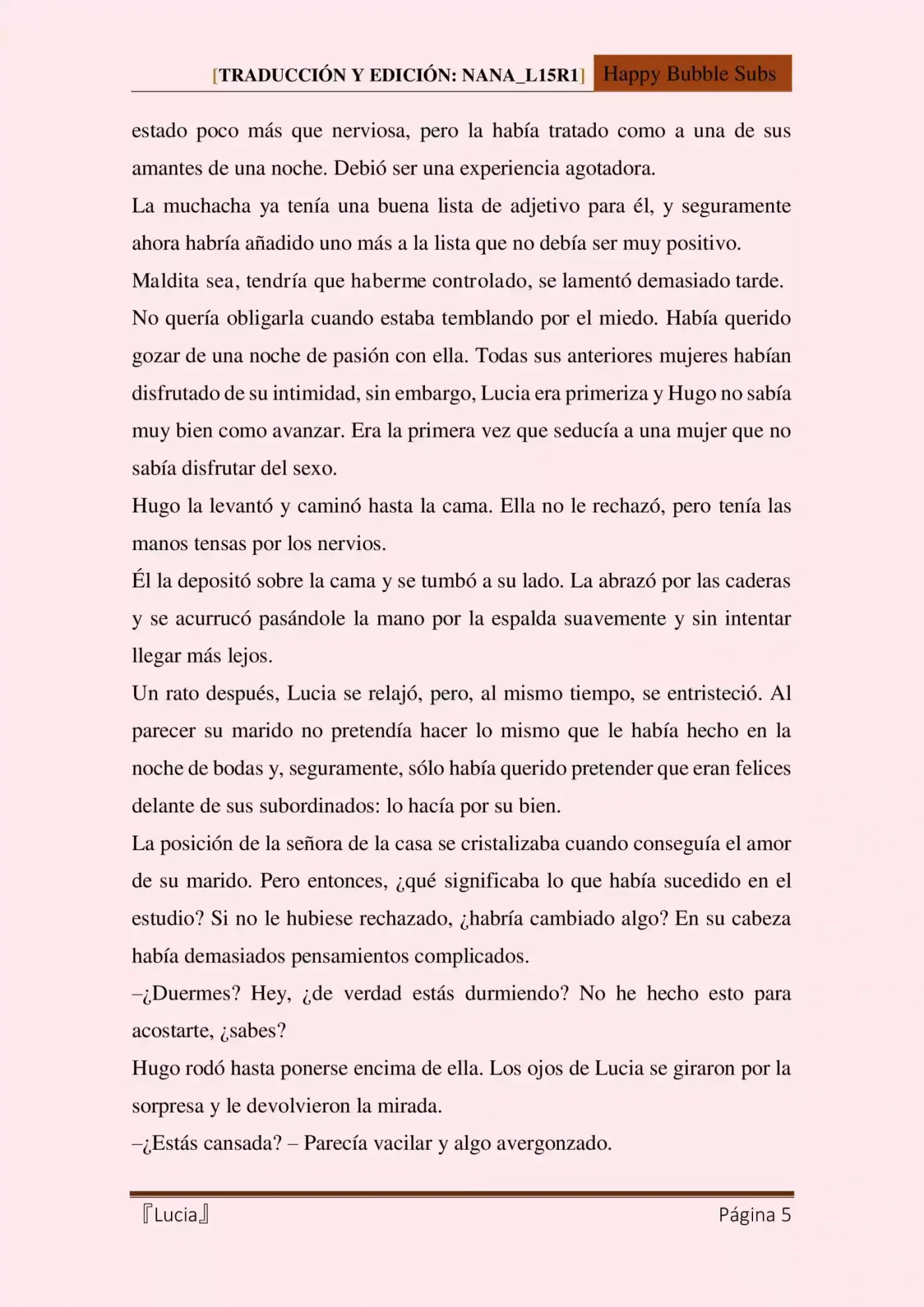 Lucia (Novela) - Capítulo 14 - Página 5 - LectorTMOo
