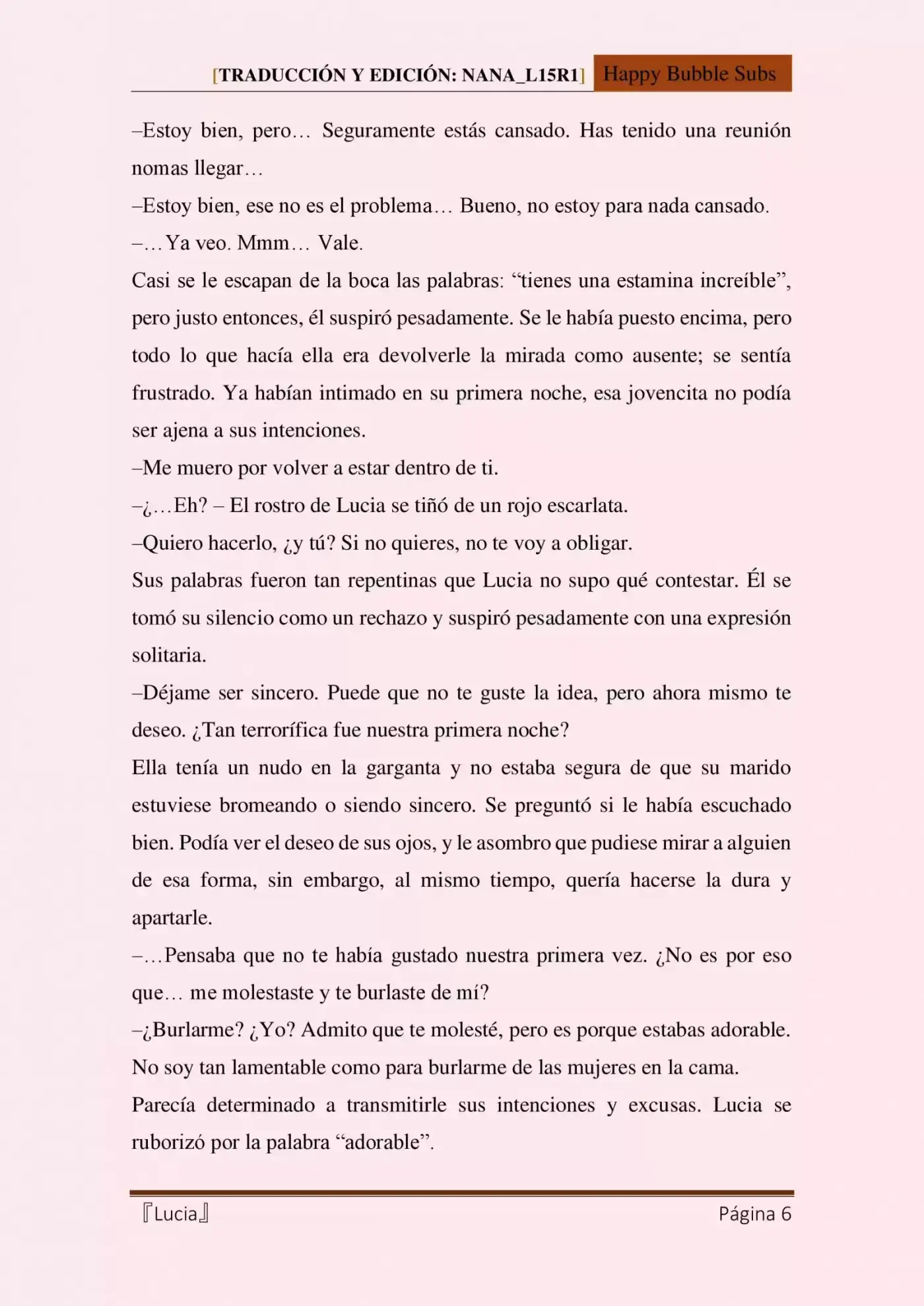 Lucia (Novela) - Capítulo 14 - Página 6 - LectorTMOo