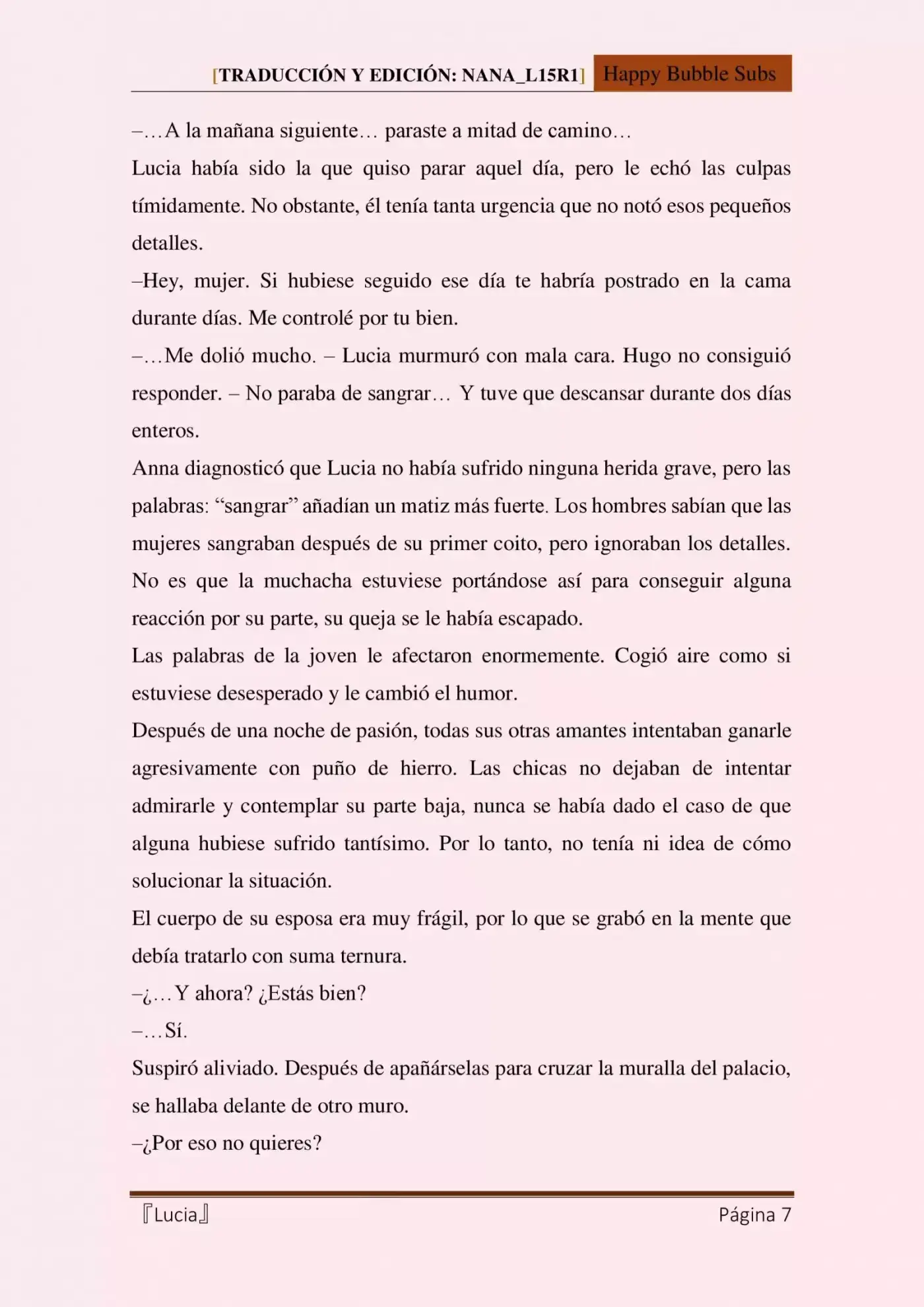 Lucia (Novela) - Capítulo 14 - Página 7 - LectorTMOo