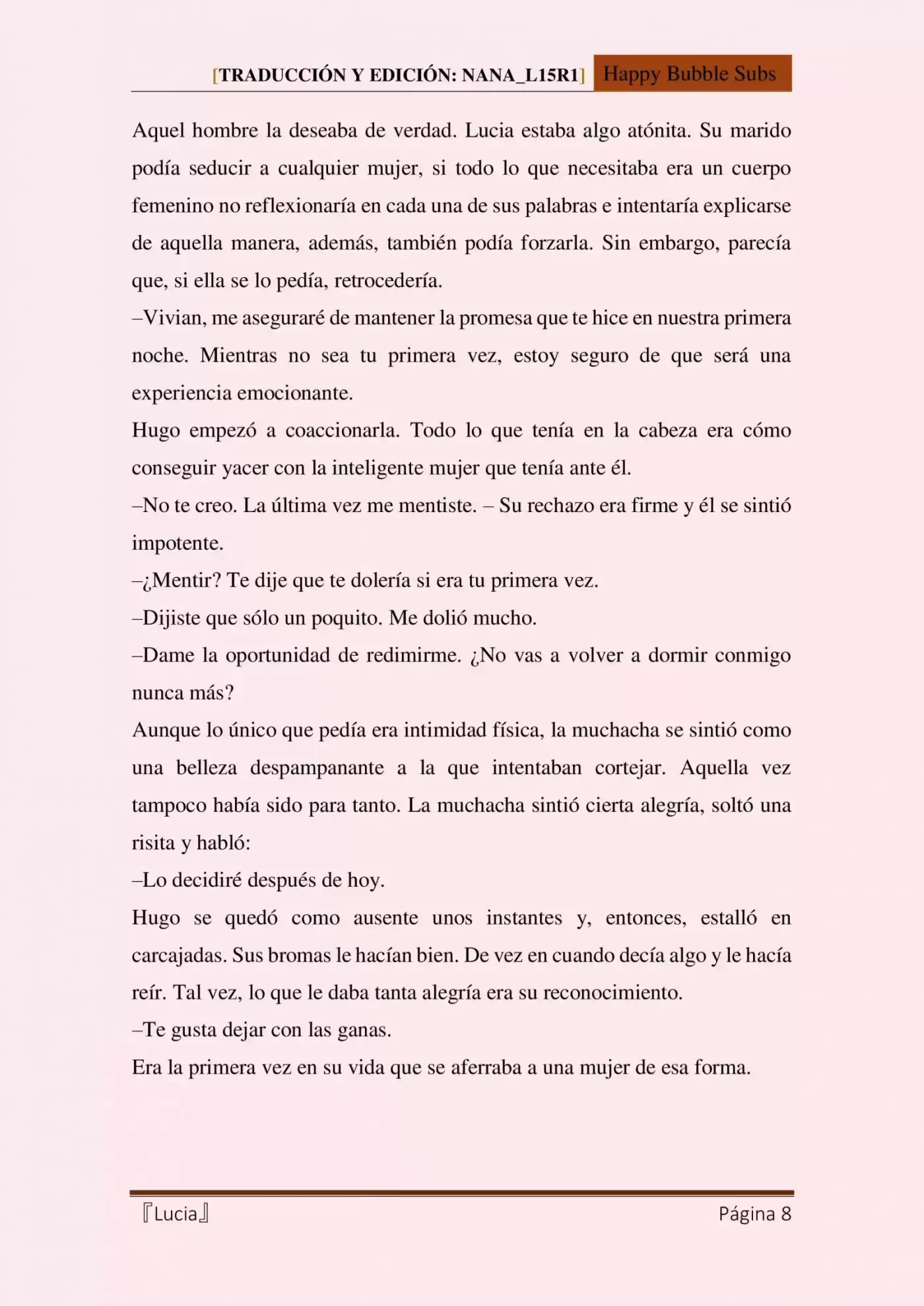 Lucia (Novela) - Capítulo 14 - Página 8 - LectorTMOo
