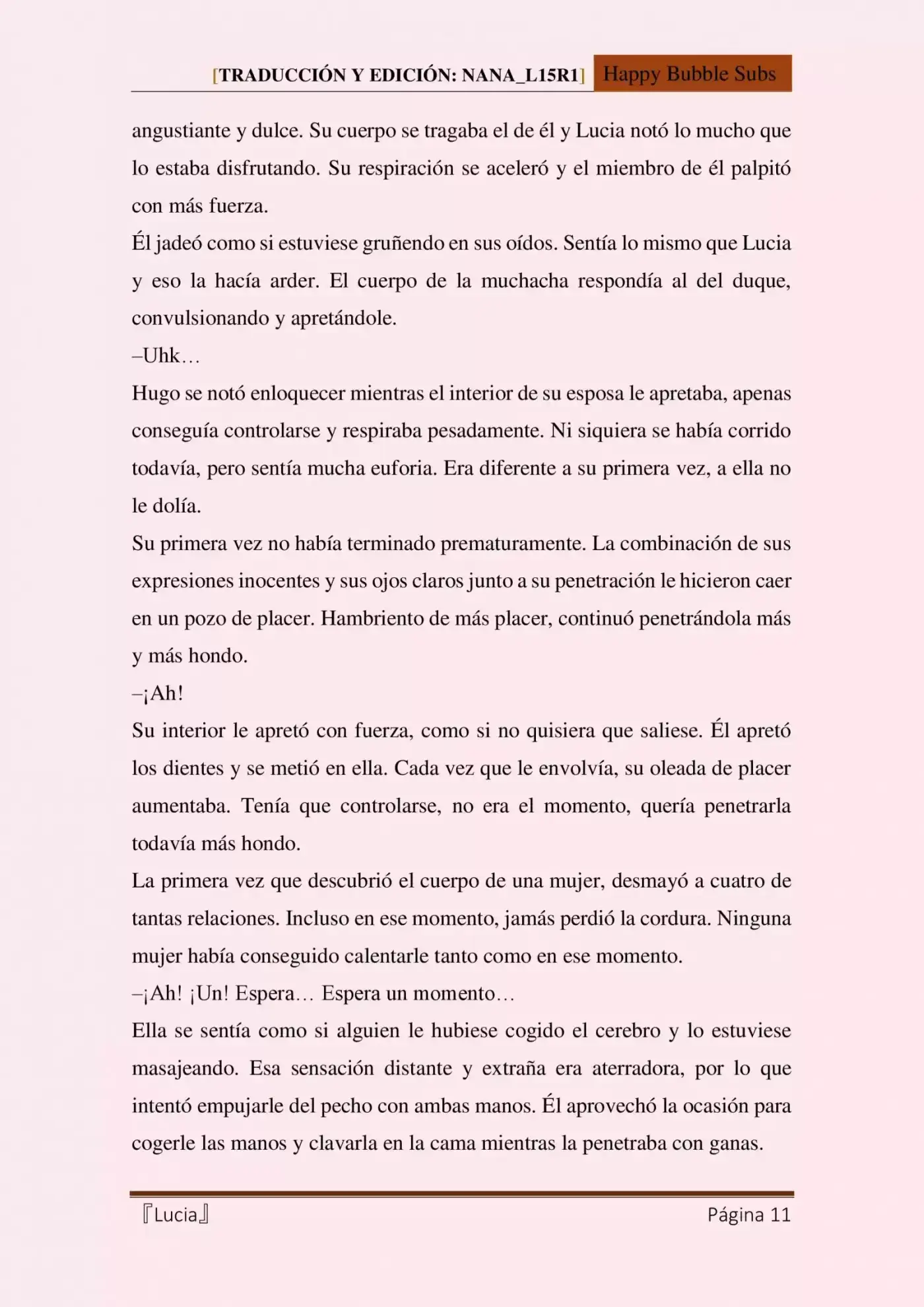 Lucia (Novela) - Capítulo 14 - Página 11 - LectorTMOo