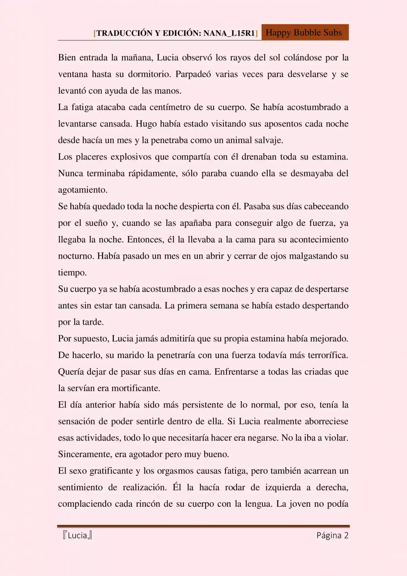 Lucia (Novela) - Capítulo 15 - Página 2 - LectorTMOo