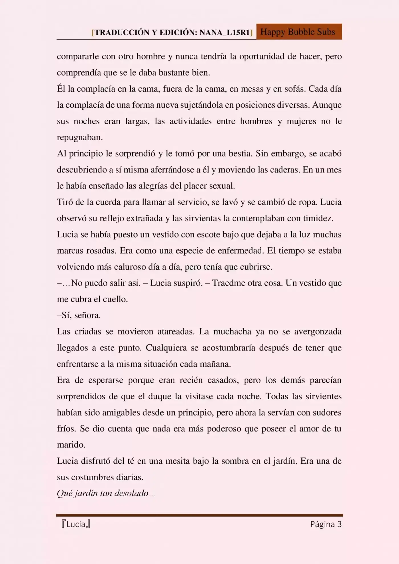 Lucia (Novela) - Capítulo 15 - Página 3 - LectorTMOo
