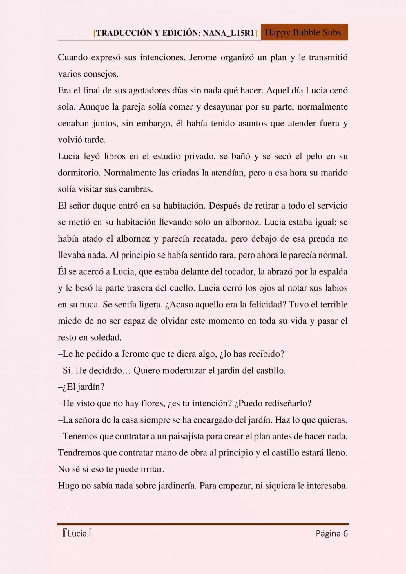 Lucia (Novela) - Capítulo 15 - Página 6 - LectorTMOo