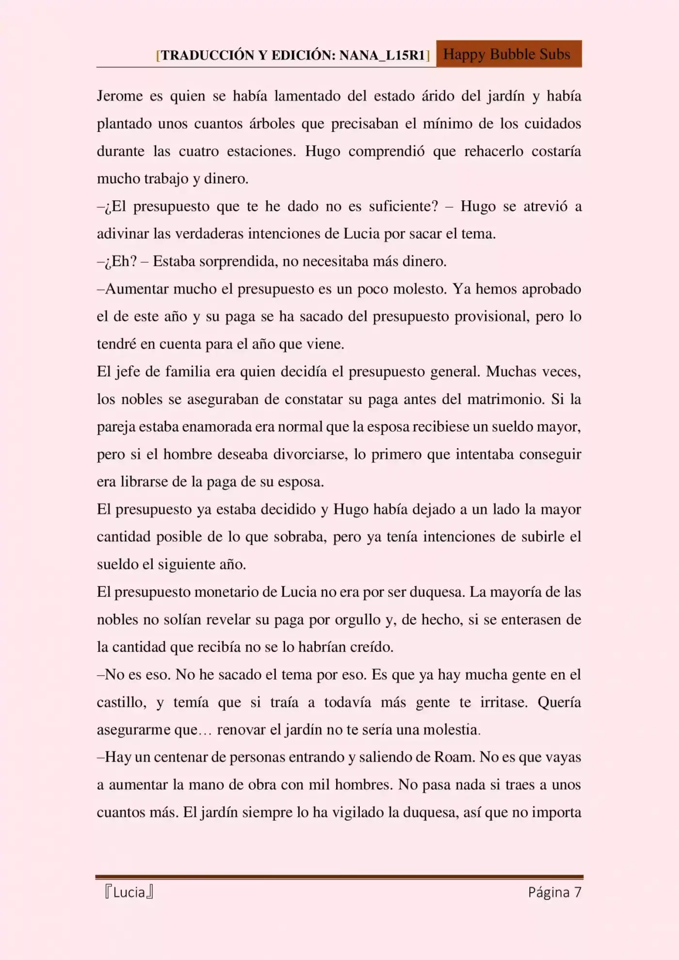 Lucia (Novela) - Capítulo 15 - Página 7 - LectorTMOo