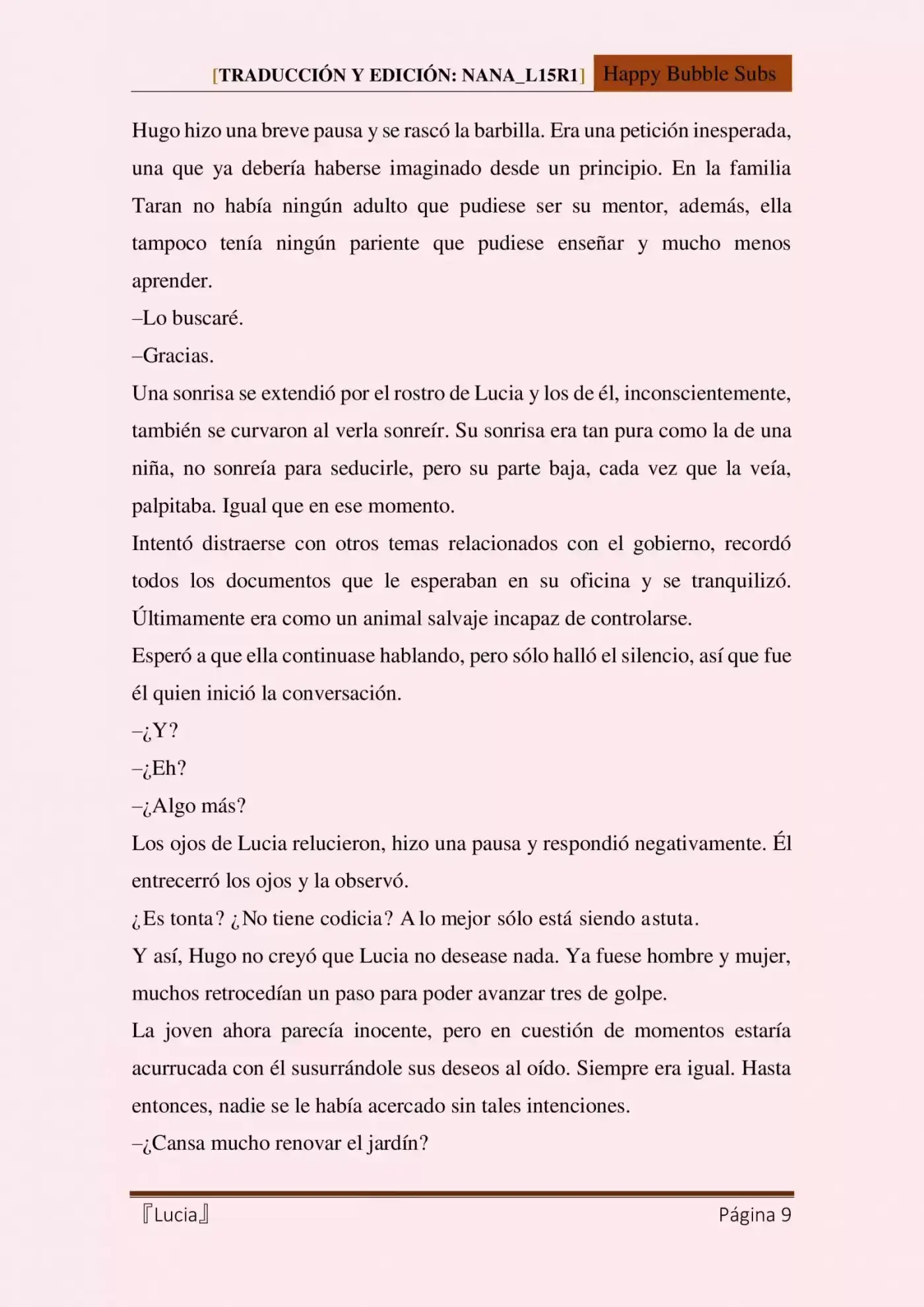 Lucia (Novela) - Capítulo 15 - Página 9 - LectorTMOo