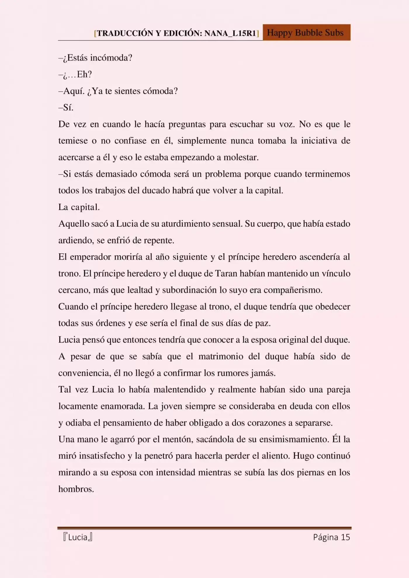 Lucia (Novela) - Capítulo 15 - Página 15 - LectorTMOo