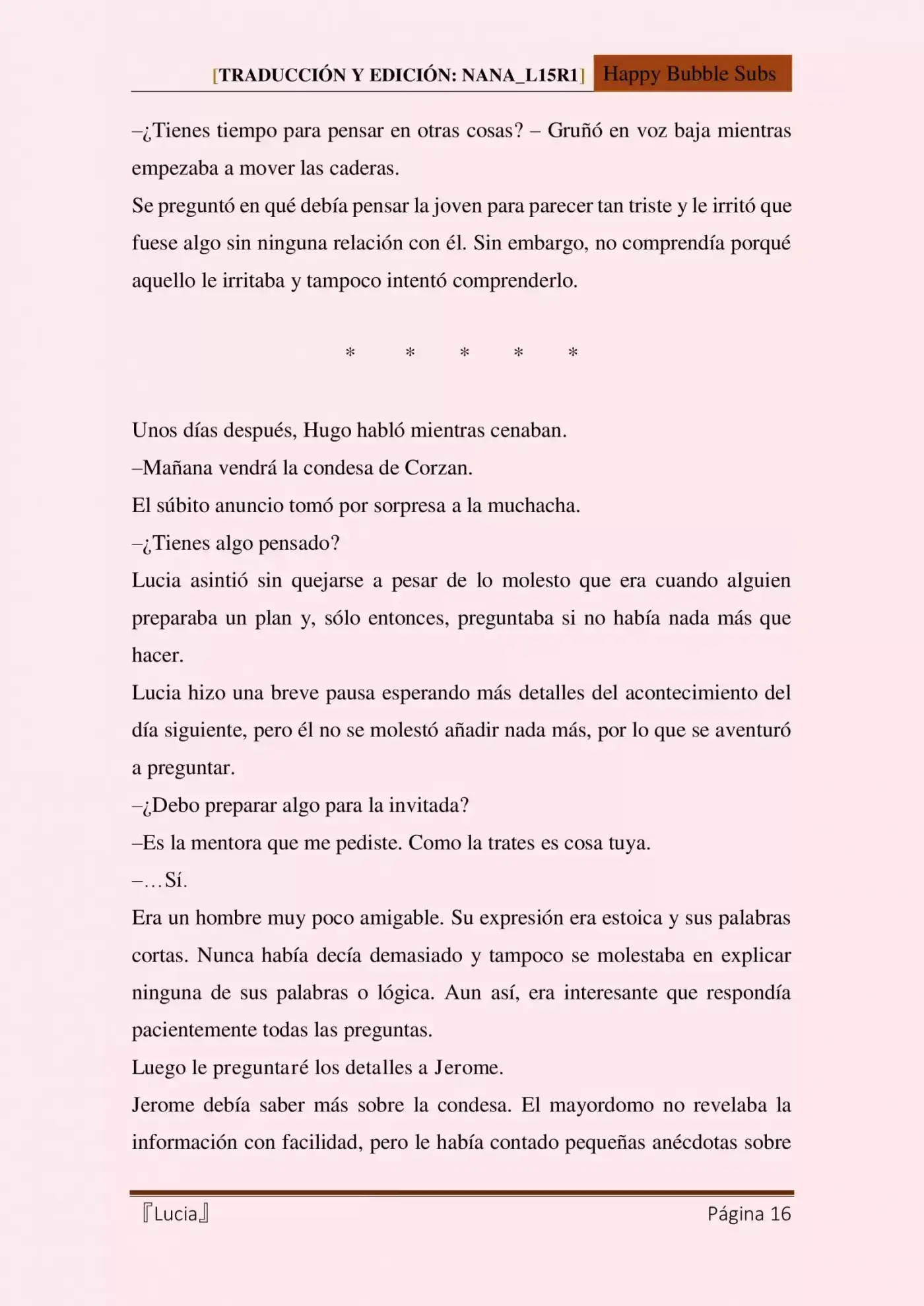 Lucia (Novela) - Capítulo 15 - Página 16 - LectorTMOo
