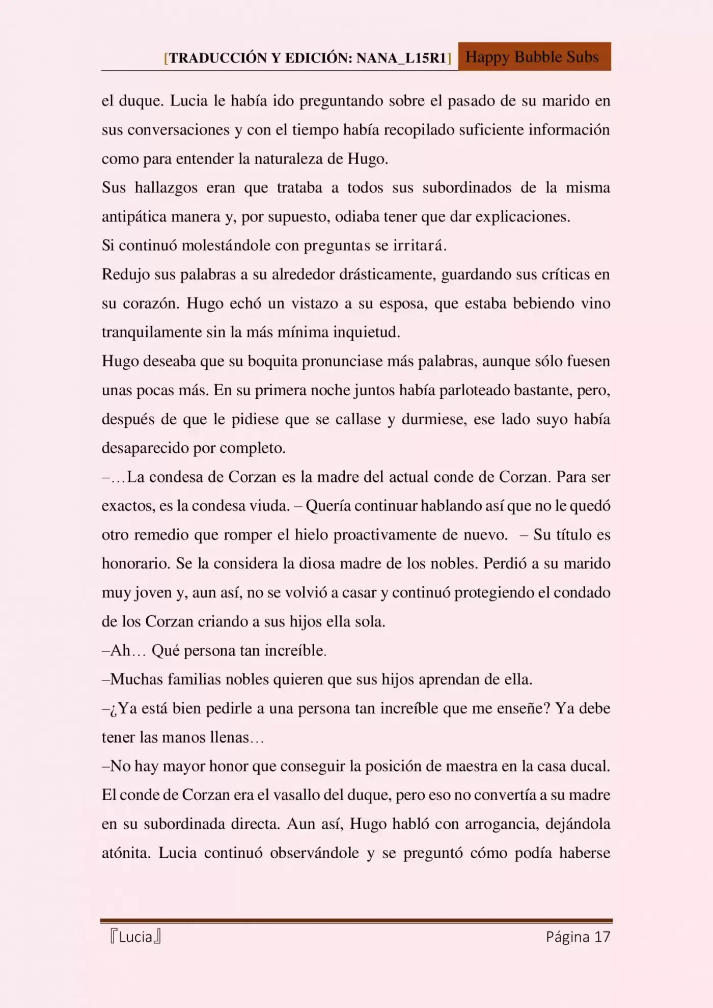Lucia (Novela) - Capítulo 15 - Página 17 - LectorTMOo