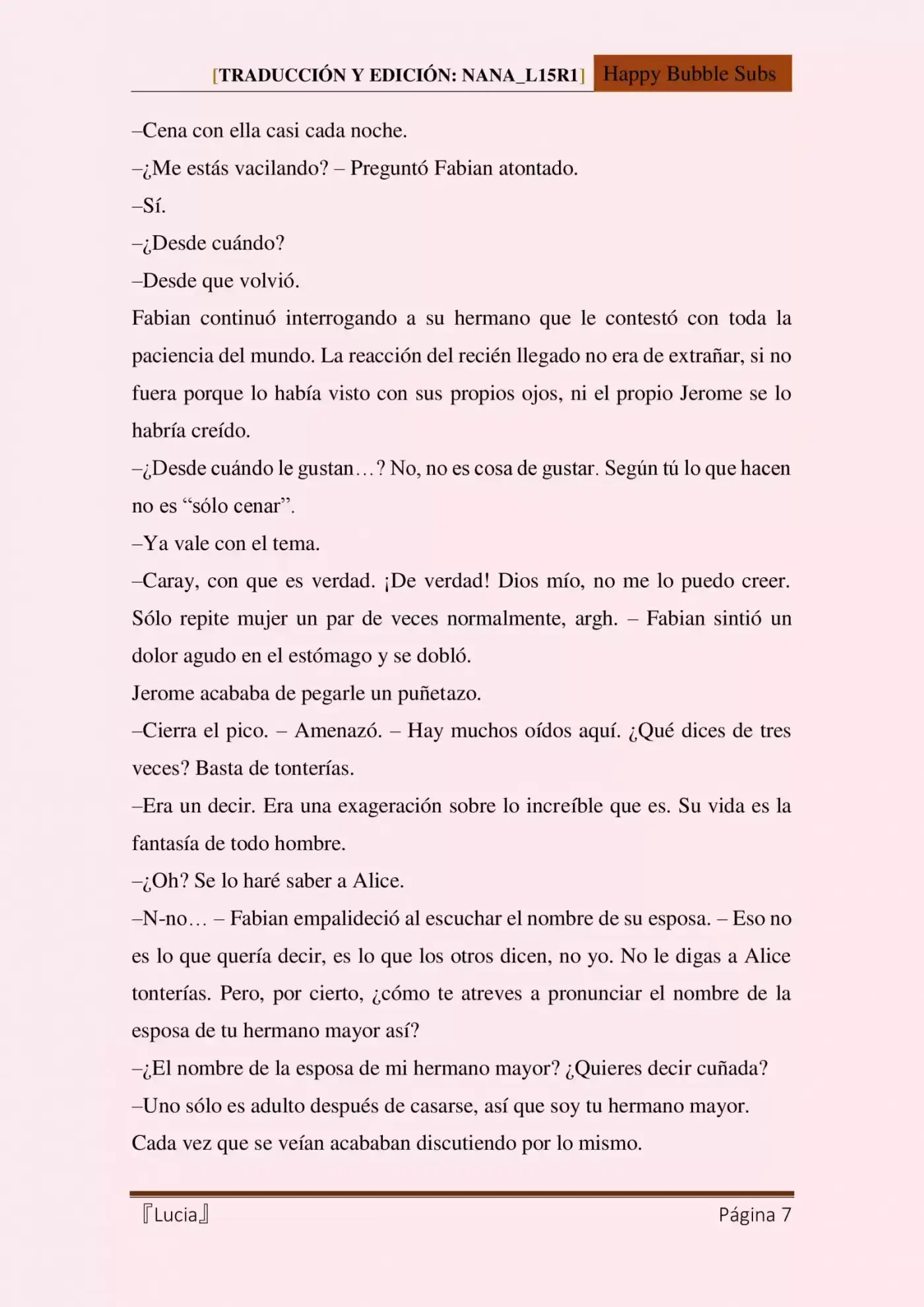 Lucia (Novela) - Capítulo 16 - Página 7 - LectorTMOo