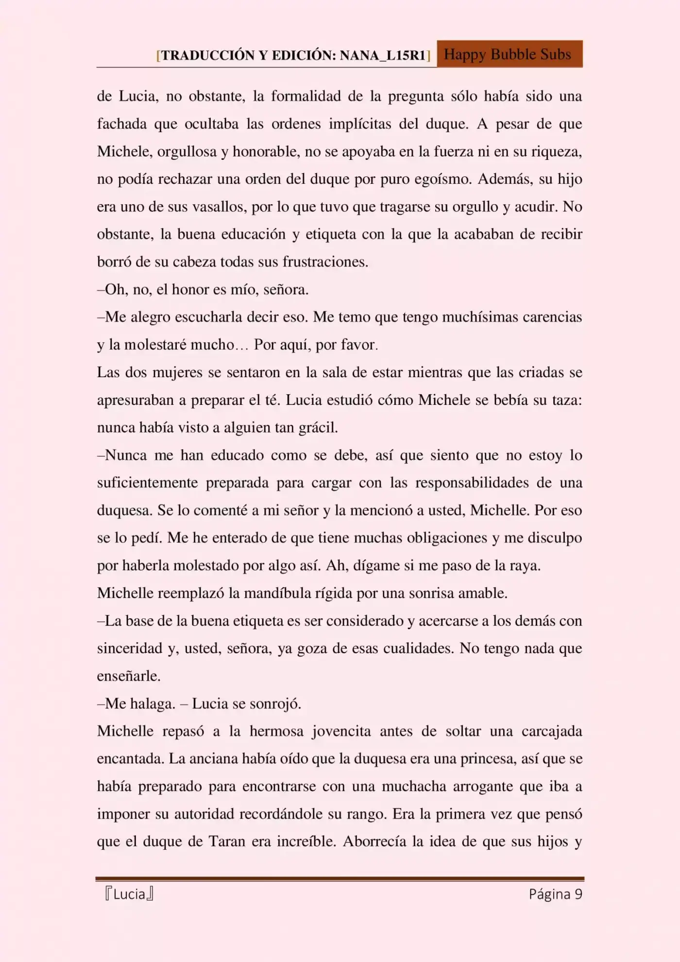 Lucia (Novela) - Capítulo 16 - Página 9 - LectorTMOo