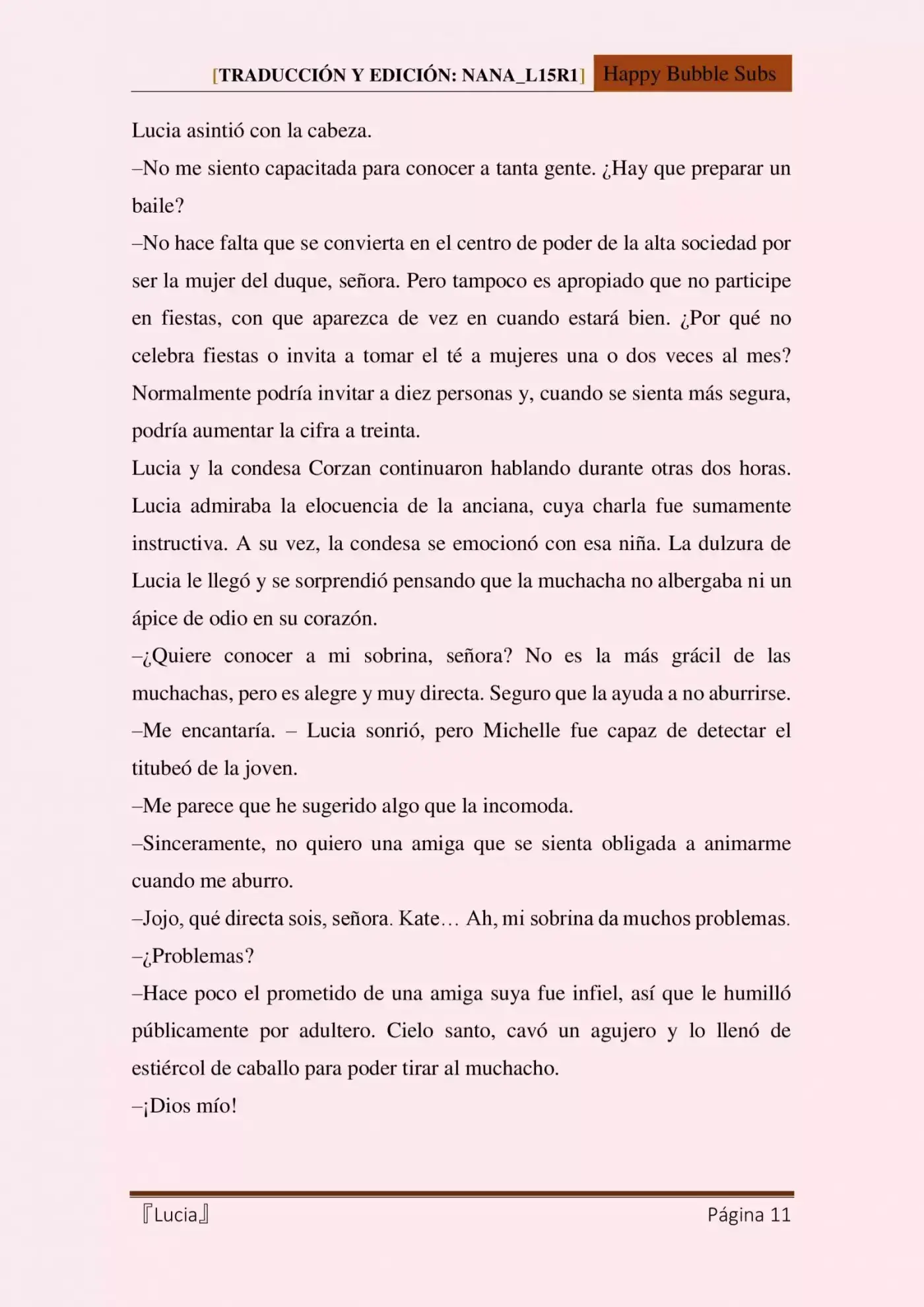 Lucia (Novela) - Capítulo 16 - Página 11 - LectorTMOo