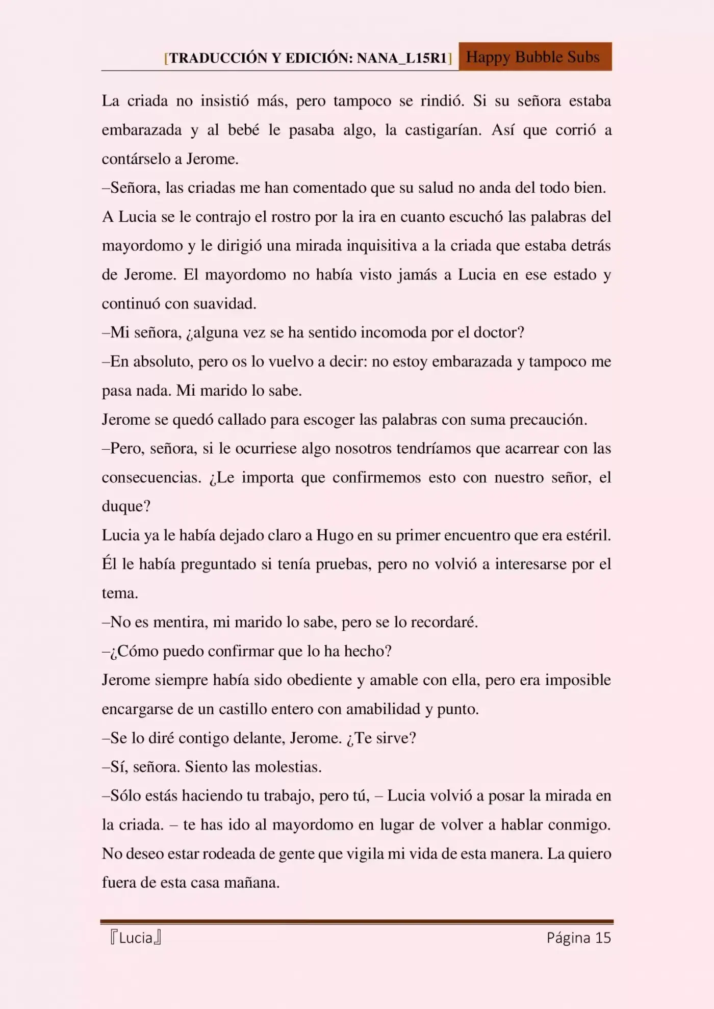 Lucia (Novela) - Capítulo 16 - Página 15 - LectorTMOo