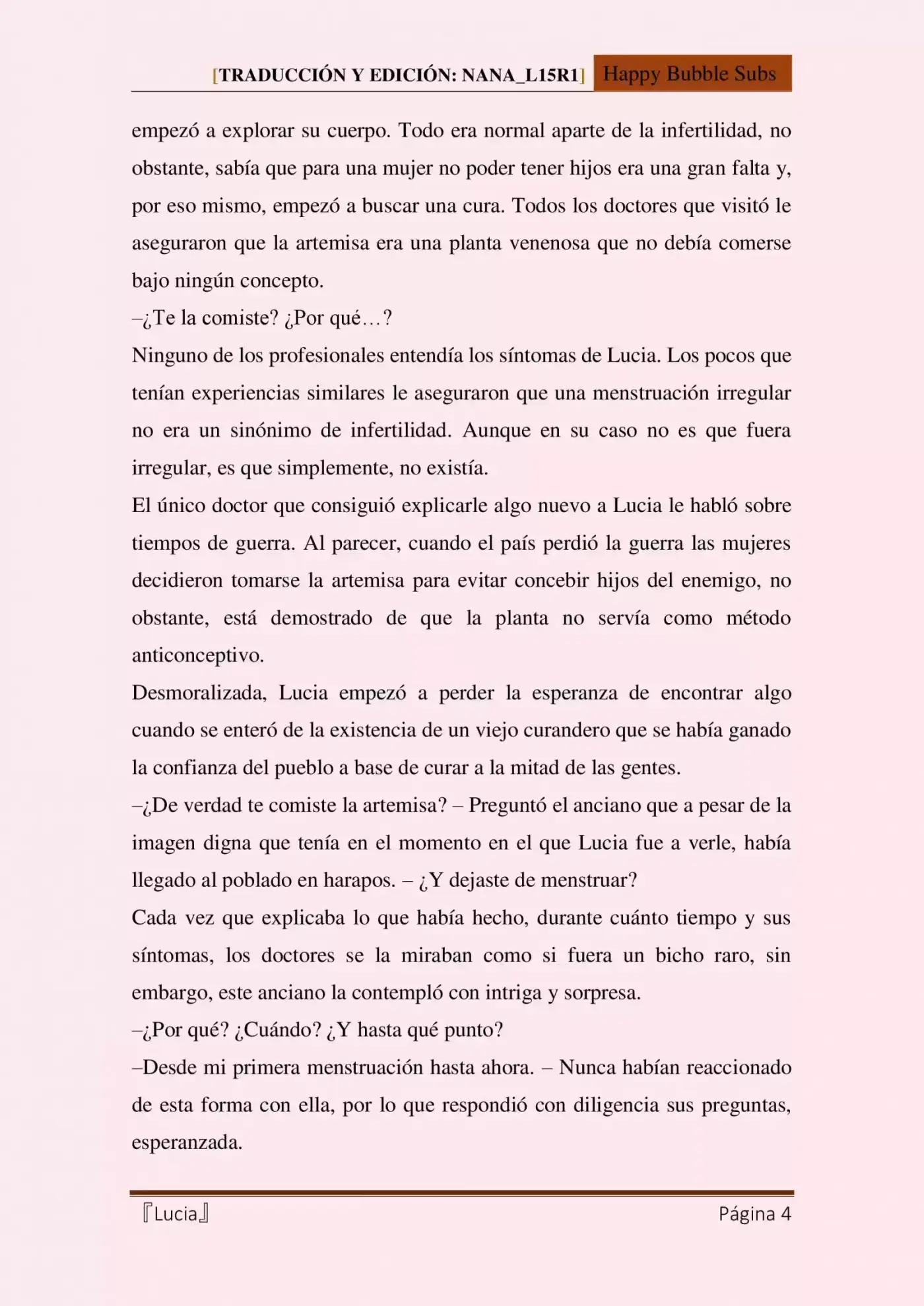 Lucia (Novela) - Capítulo 17 - Página 4 - LectorTMOo