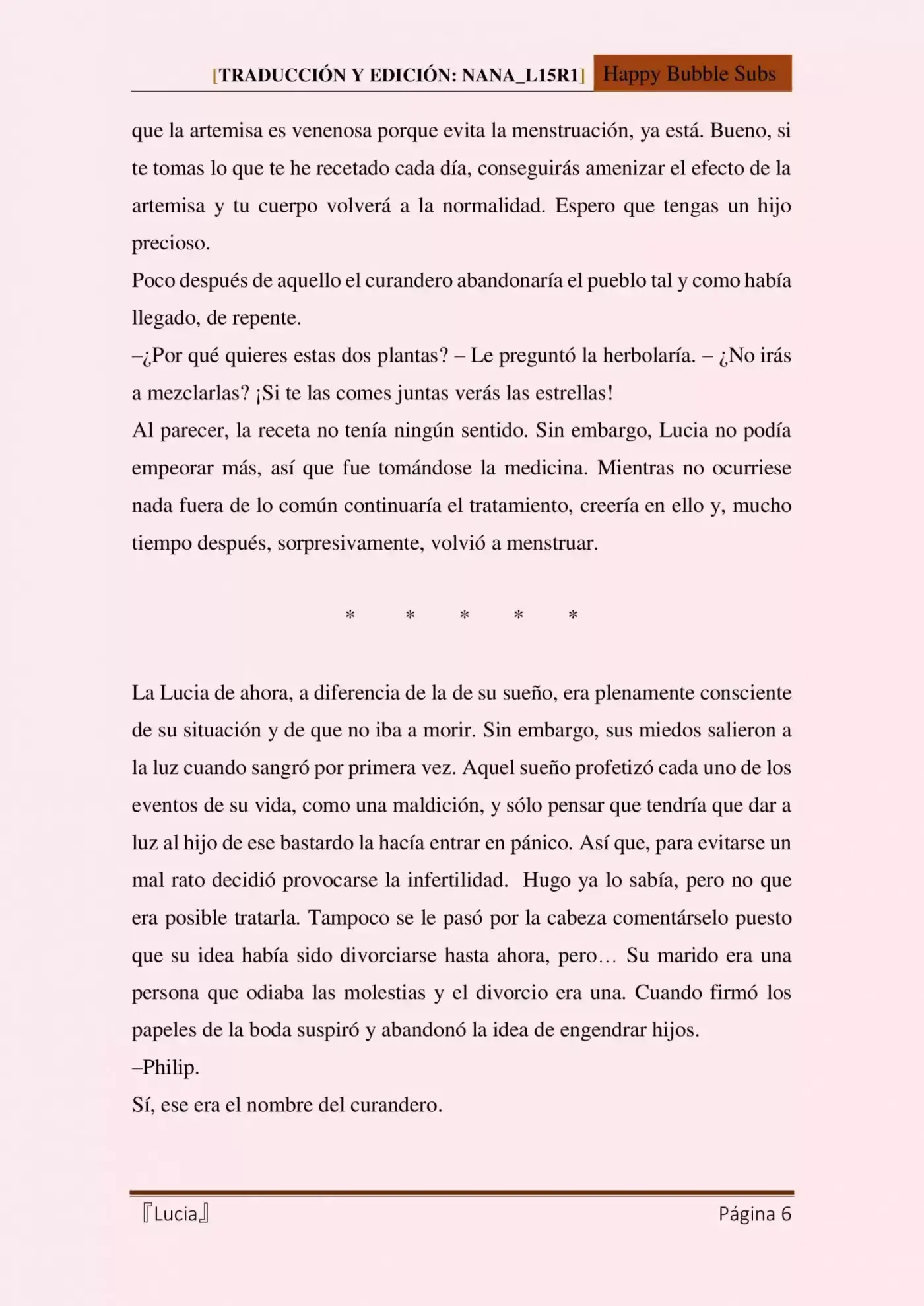 Lucia (Novela) - Capítulo 17 - Página 6 - LectorTMOo