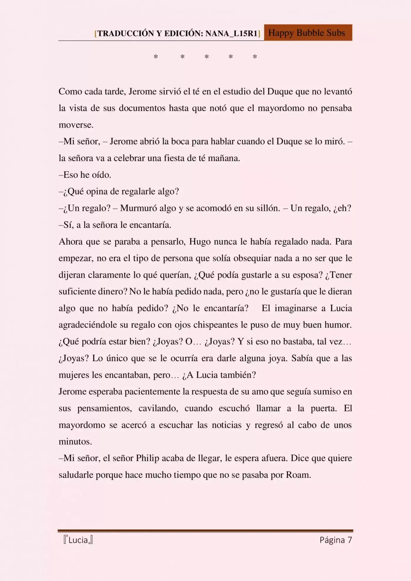 Lucia (Novela) - Capítulo 17 - Página 7 - LectorTMOo