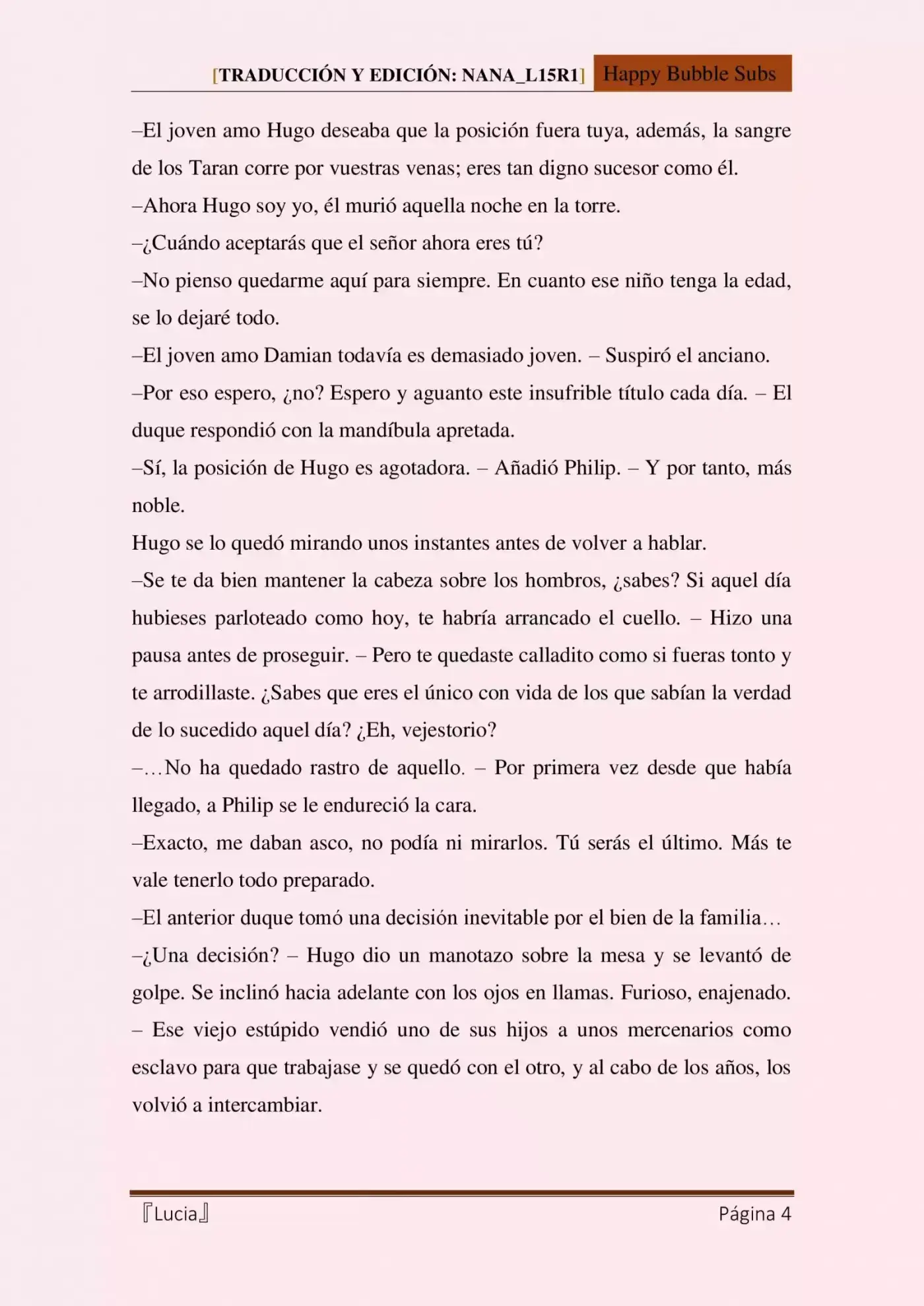 Lucia (Novela) - Capítulo 18 - Página 4 - LectorTMOo