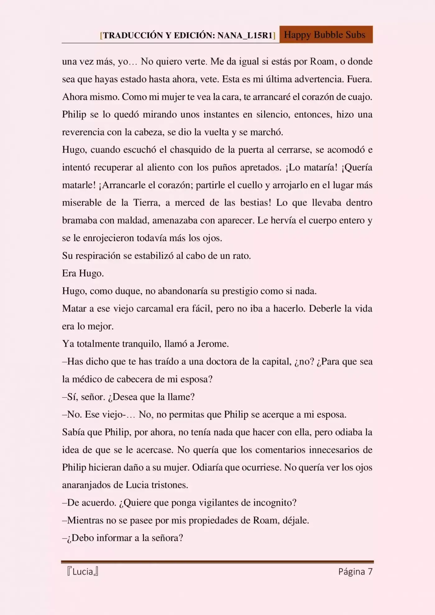 Lucia (Novela) - Capítulo 18 - Página 7 - LectorTMOo