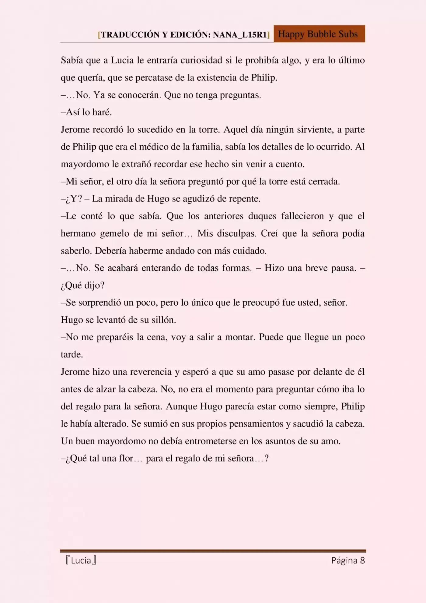 Lucia (Novela) - Capítulo 18 - Página 8 - LectorTMOo