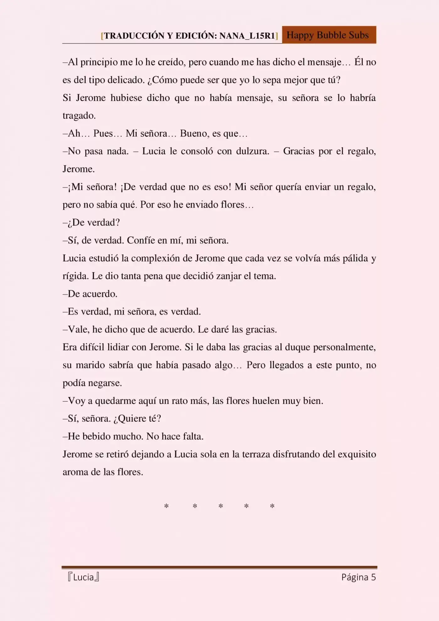 Lucia (Novela) - Capítulo 19 - Página 5 - LectorTMOo