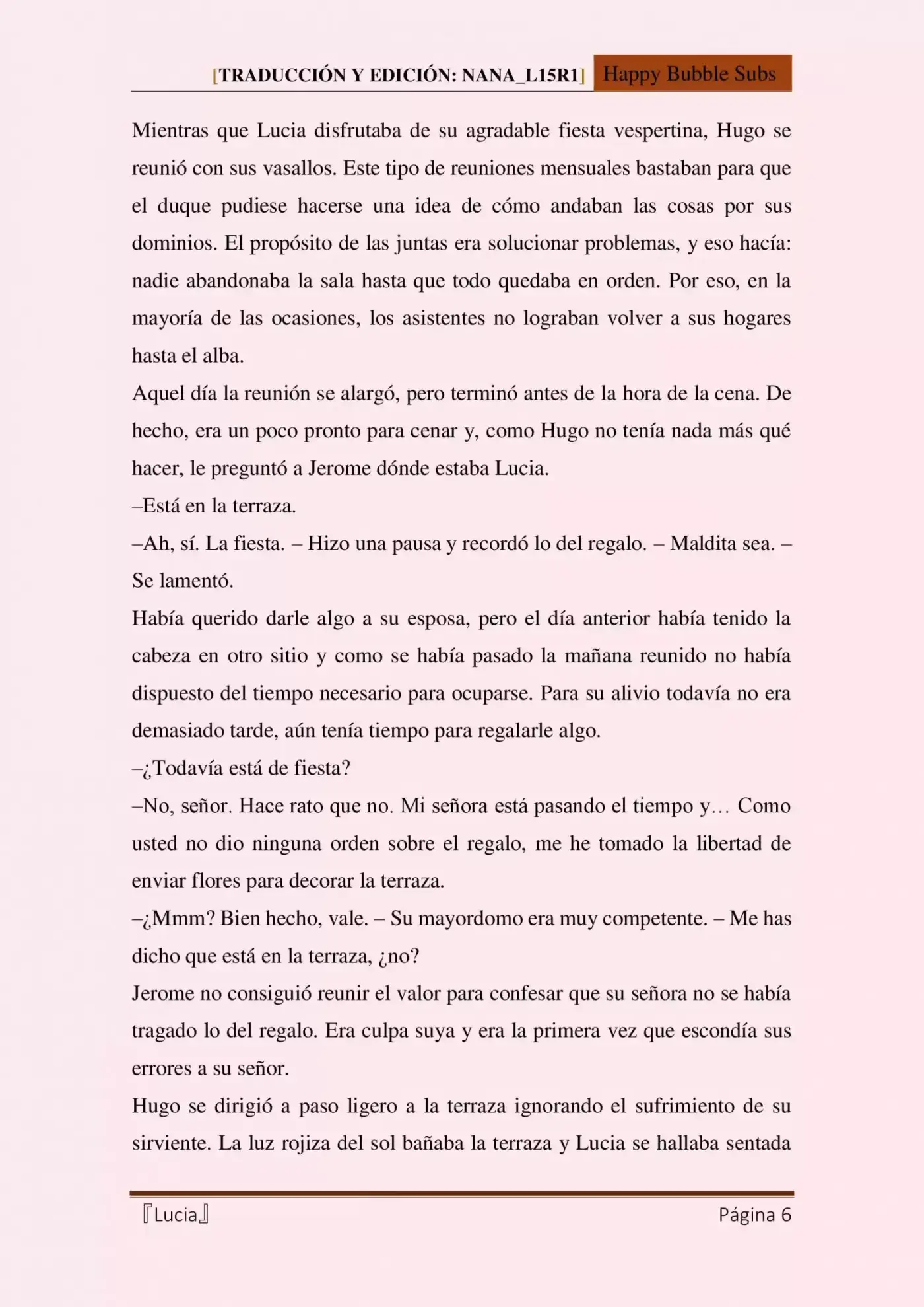 Lucia (Novela) - Capítulo 19 - Página 6 - LectorTMOo