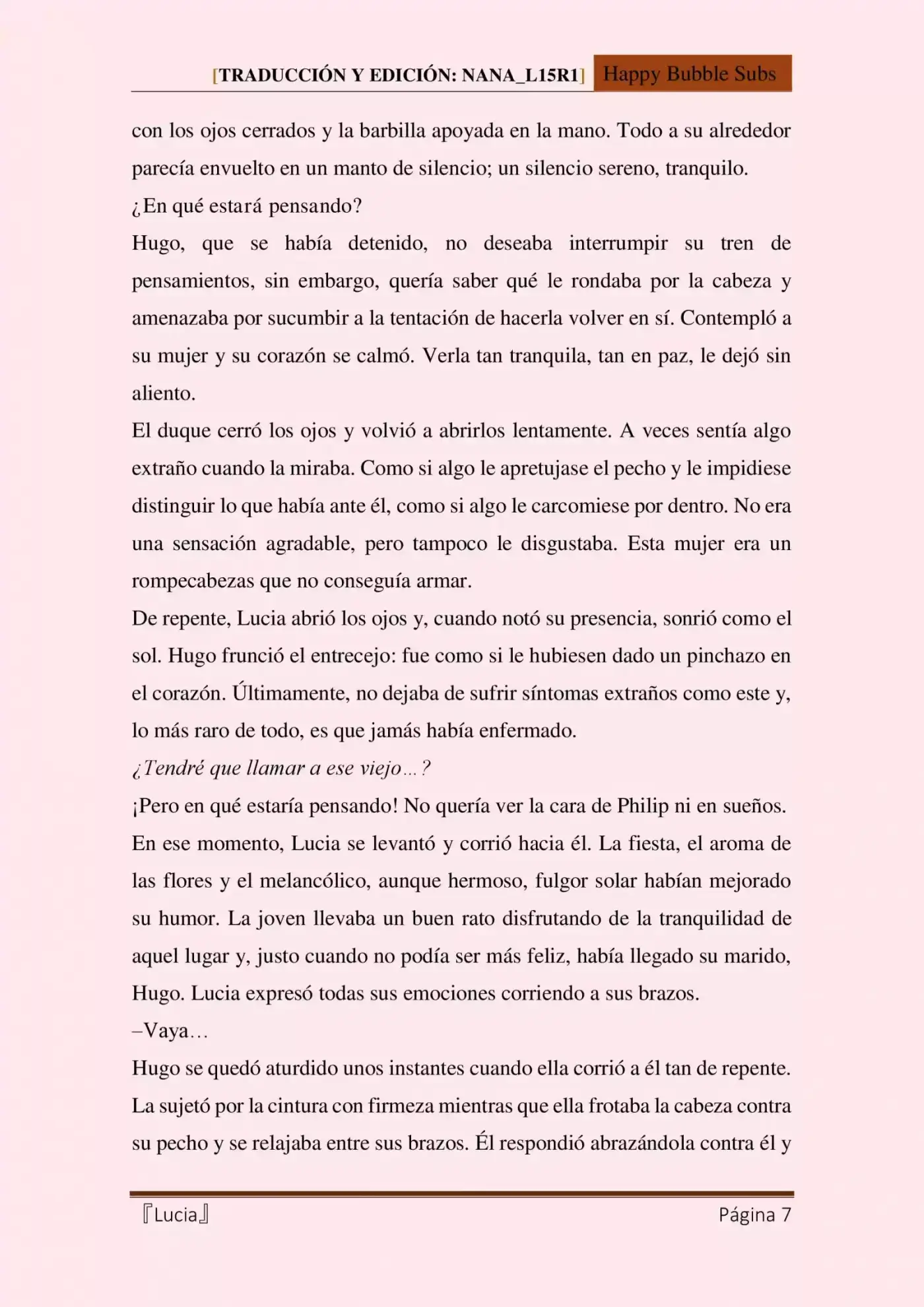 Lucia (Novela) - Capítulo 19 - Página 7 - LectorTMOo