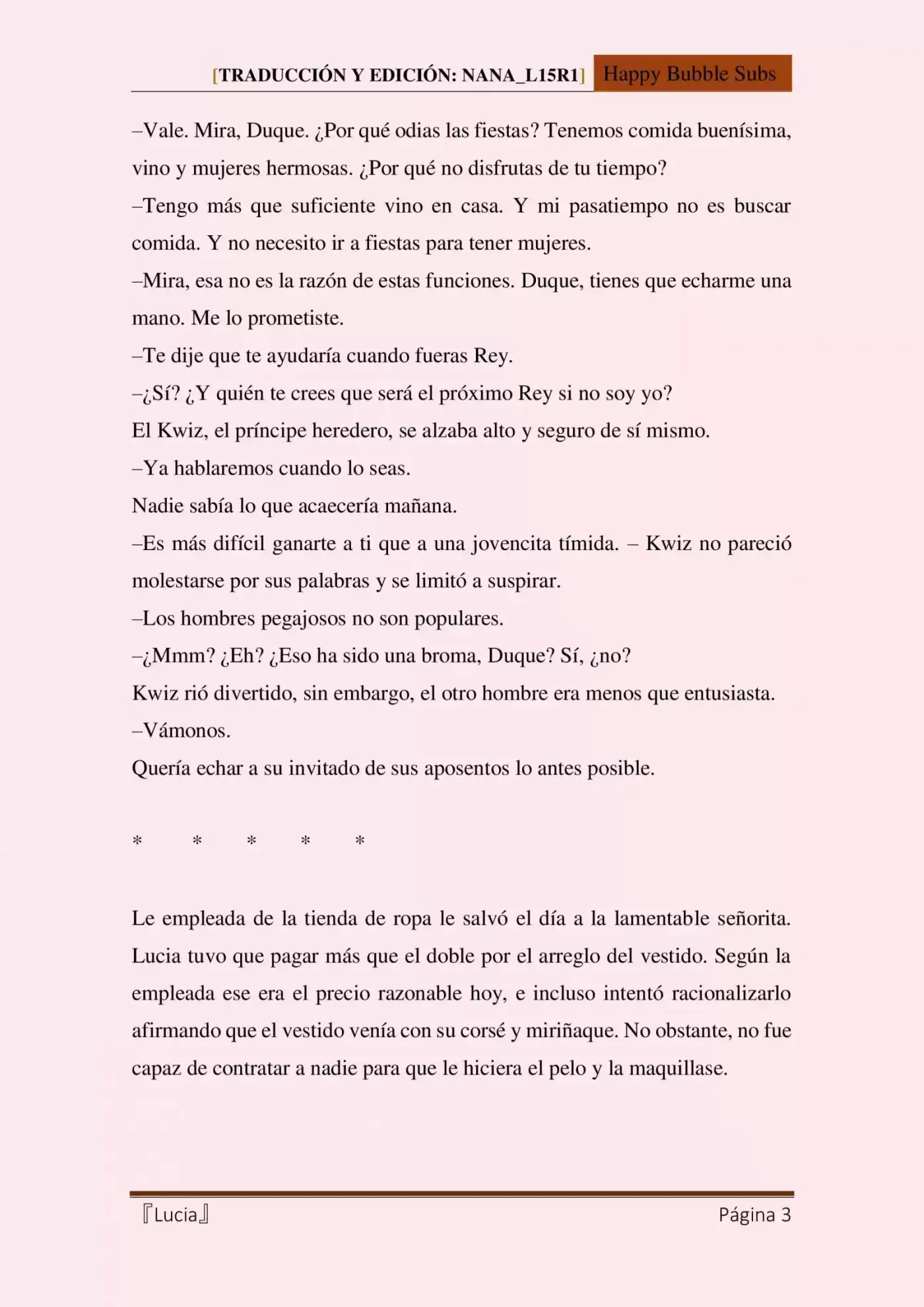 Lucia (Novela) - Capítulo 2 - Página 3 - LectorTMOo