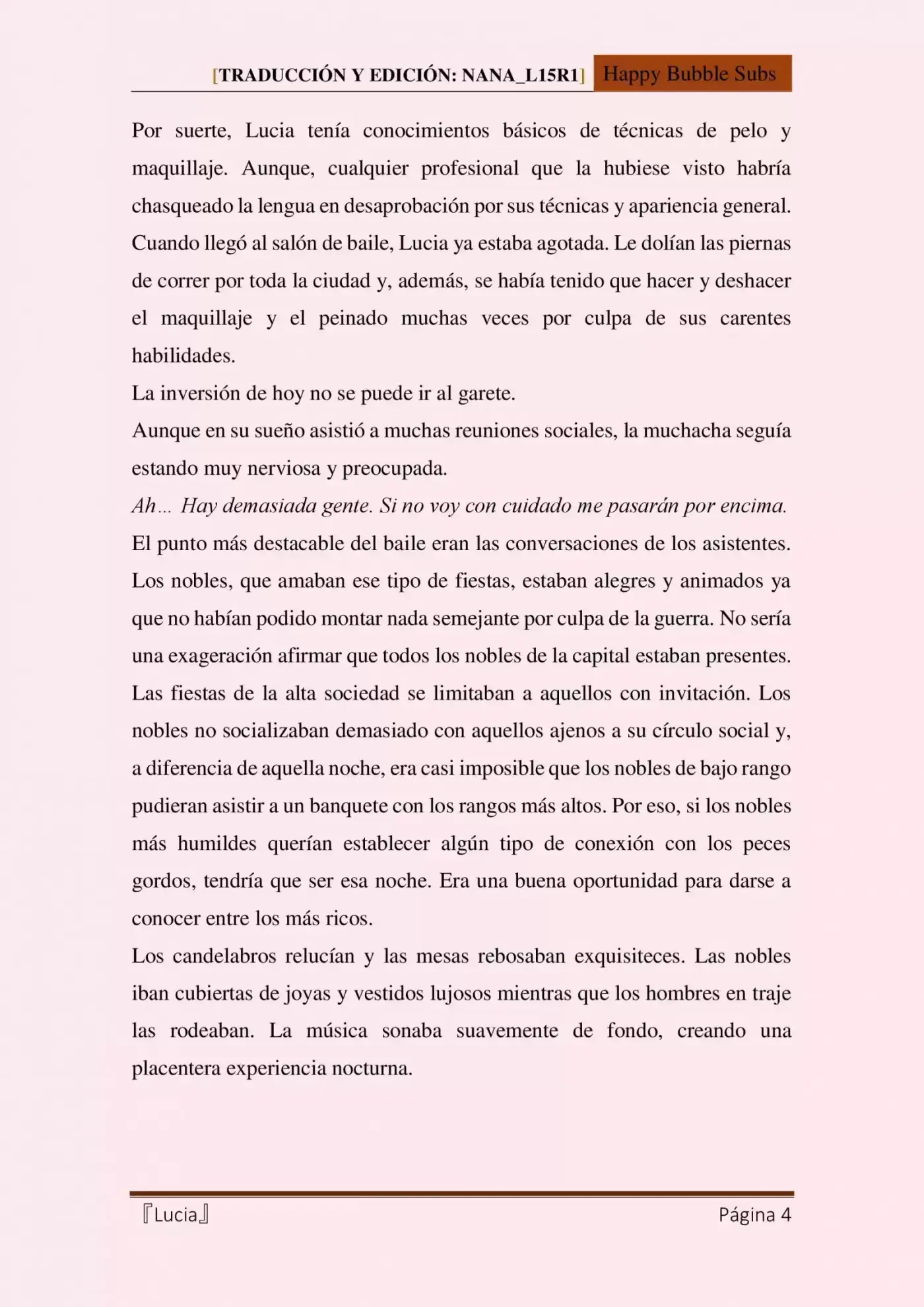Lucia (Novela) - Capítulo 2 - Página 4 - LectorTMOo